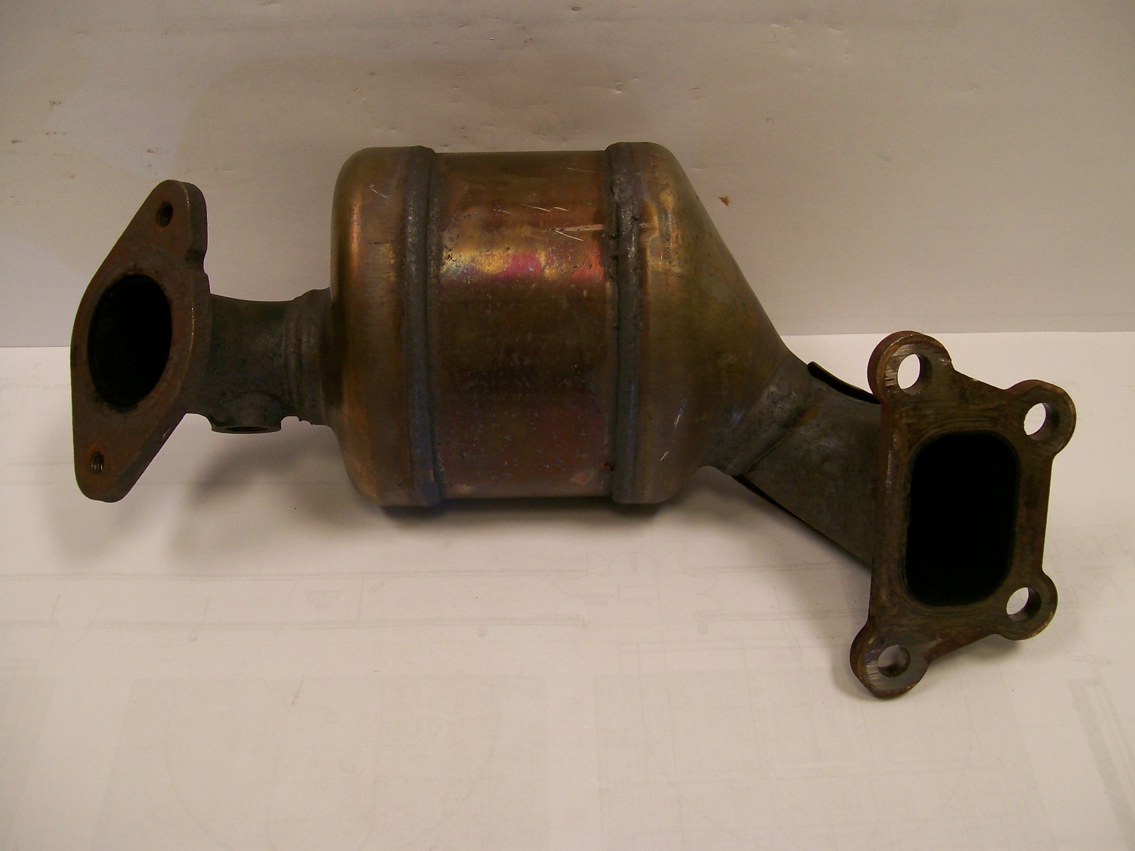 Scrap Catalytic Converter Metal Recovery Platinum Palladium Recycle 46000 Miles
