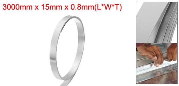 Aluminum Flashing Roll 3000mm x 15mm x 0.8mm 1060 Aluminum Metal Roll