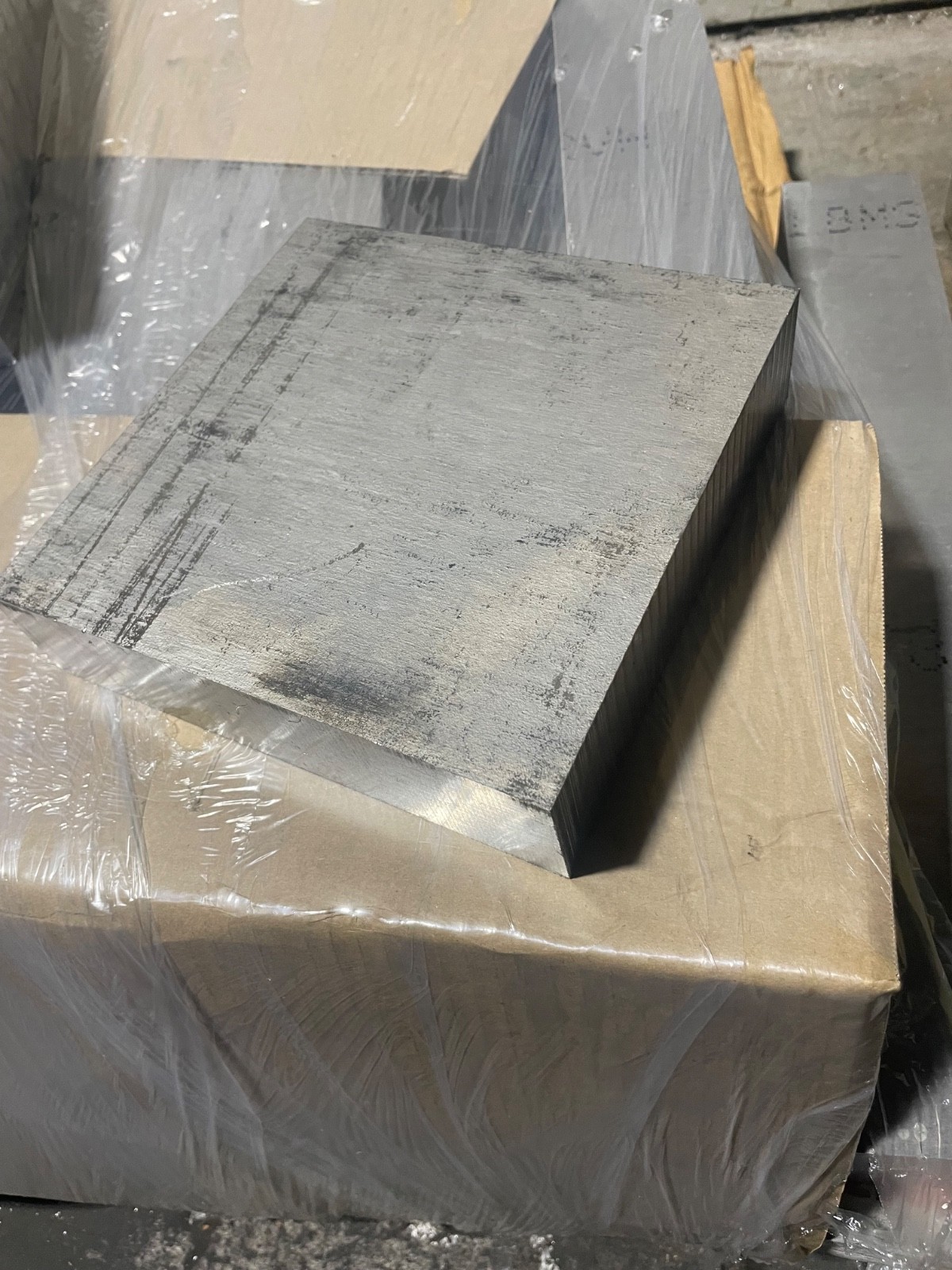 6AL-4V AMS 4911 Titanium block 7.5 x 7.5 x 1.75