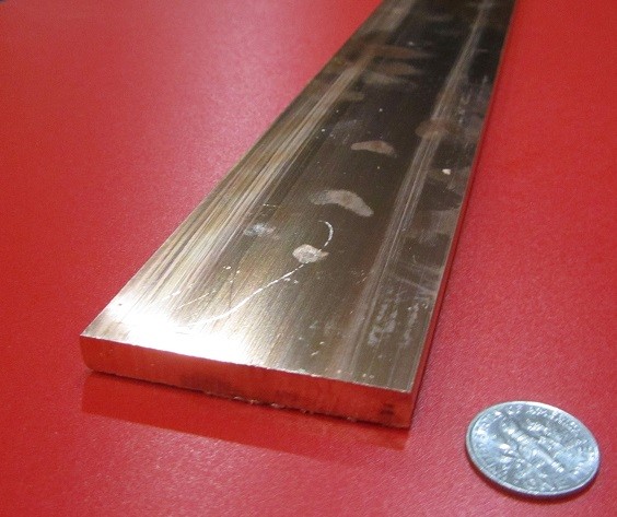 110 Copper Bar H02, 1/4″ Thick x 2.0″ Wide x 6 Ft Length