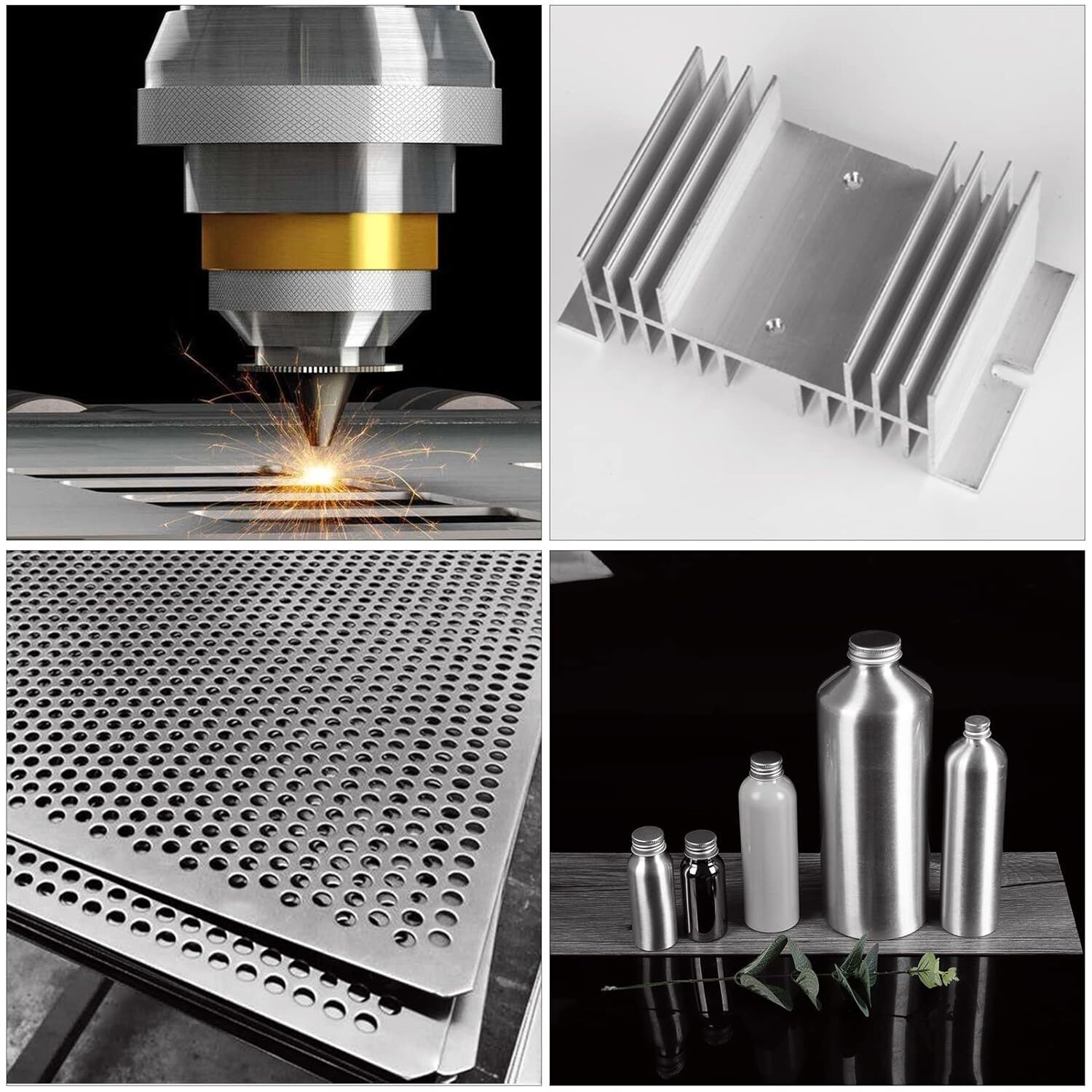 1pcs Aluminum Plate for DIY Projects: Flat Plate, Thickness 0.3-10mm