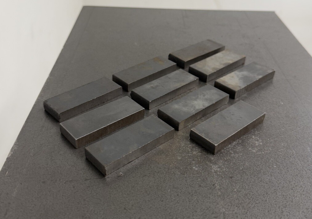 3/8″ Steel Plate 1″ x 2-3/4″ Flat Bar A36, 10 PIECES