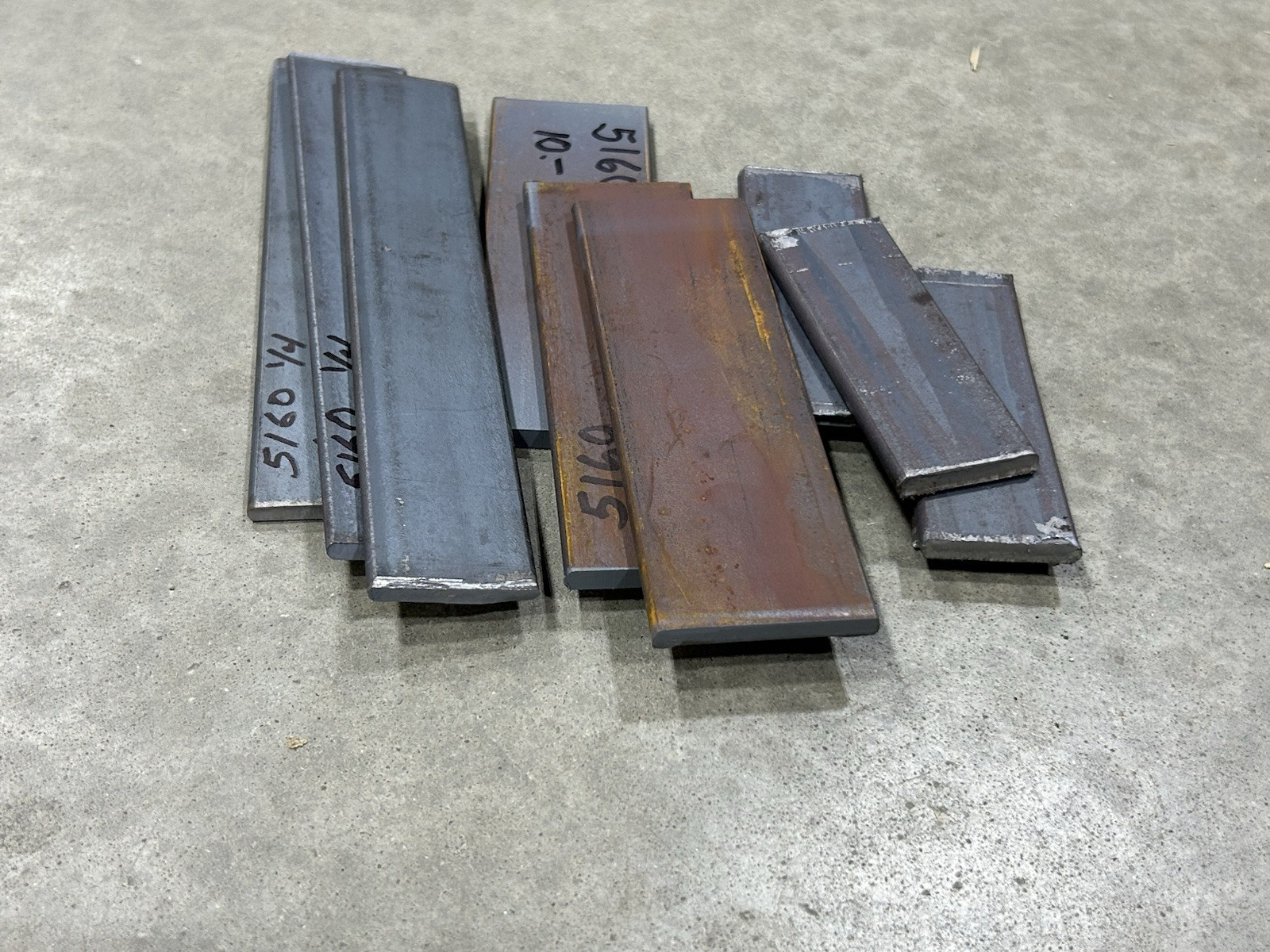 5160 Spring Steel Bar – 7 Pounds – Knife Steel Spring Temper – ASSORTMENT