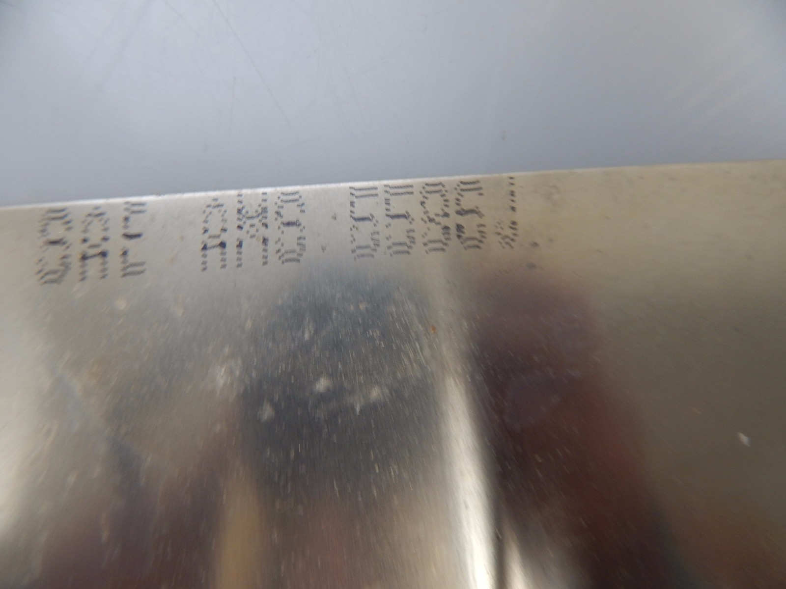 INCONEL 718 HIGH TEMP SUPER ALLOY 10X6X.035 SHEET METAL AMS 5596 PLATE