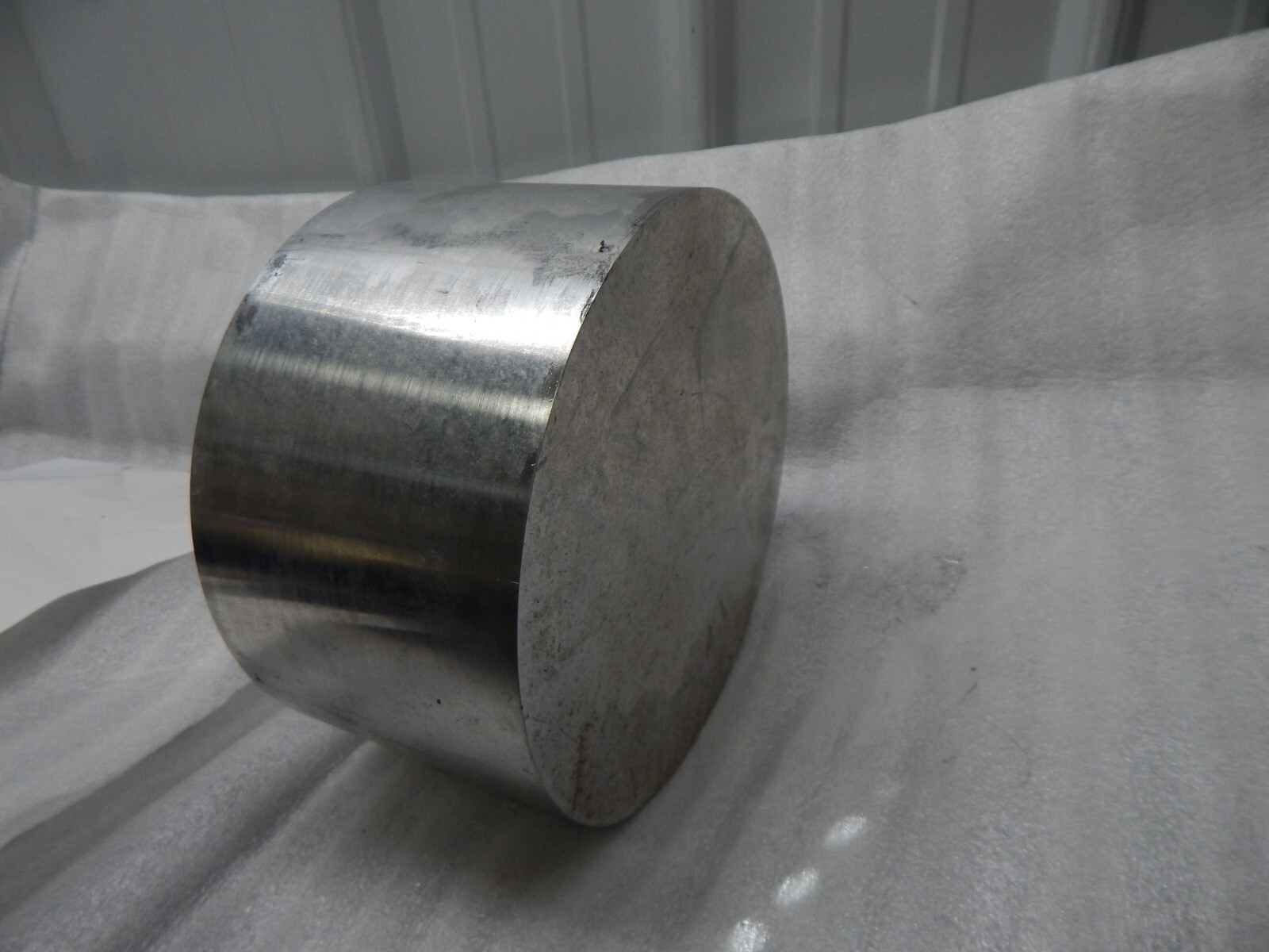 9″ X 5″ ALUMINUM ROUND STOCK rod bar flat plate 4.950” Thick x 8.850” Dia.