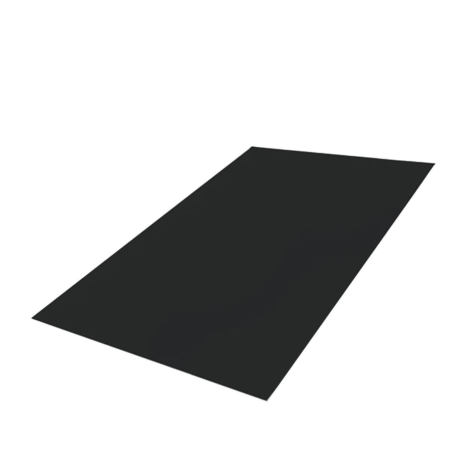 0.020 (25 ga.) x 12″ x 24″, Painted Steel Sheet, Matte Black