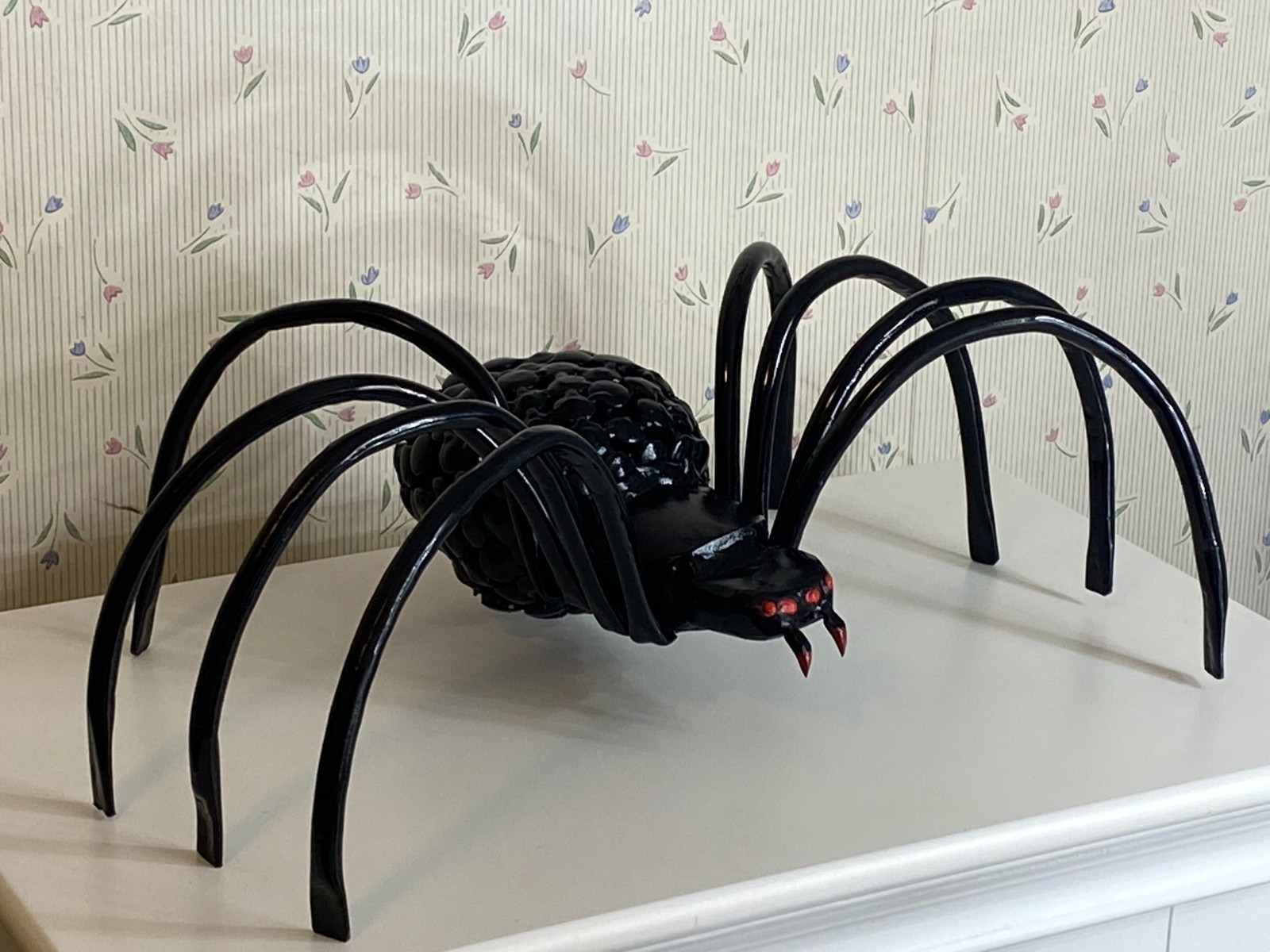 RARE Custom Made Heavy Scrap Metal Spider 16″ x 8 1/2″ x 5 1/2″ (6 Pounds)