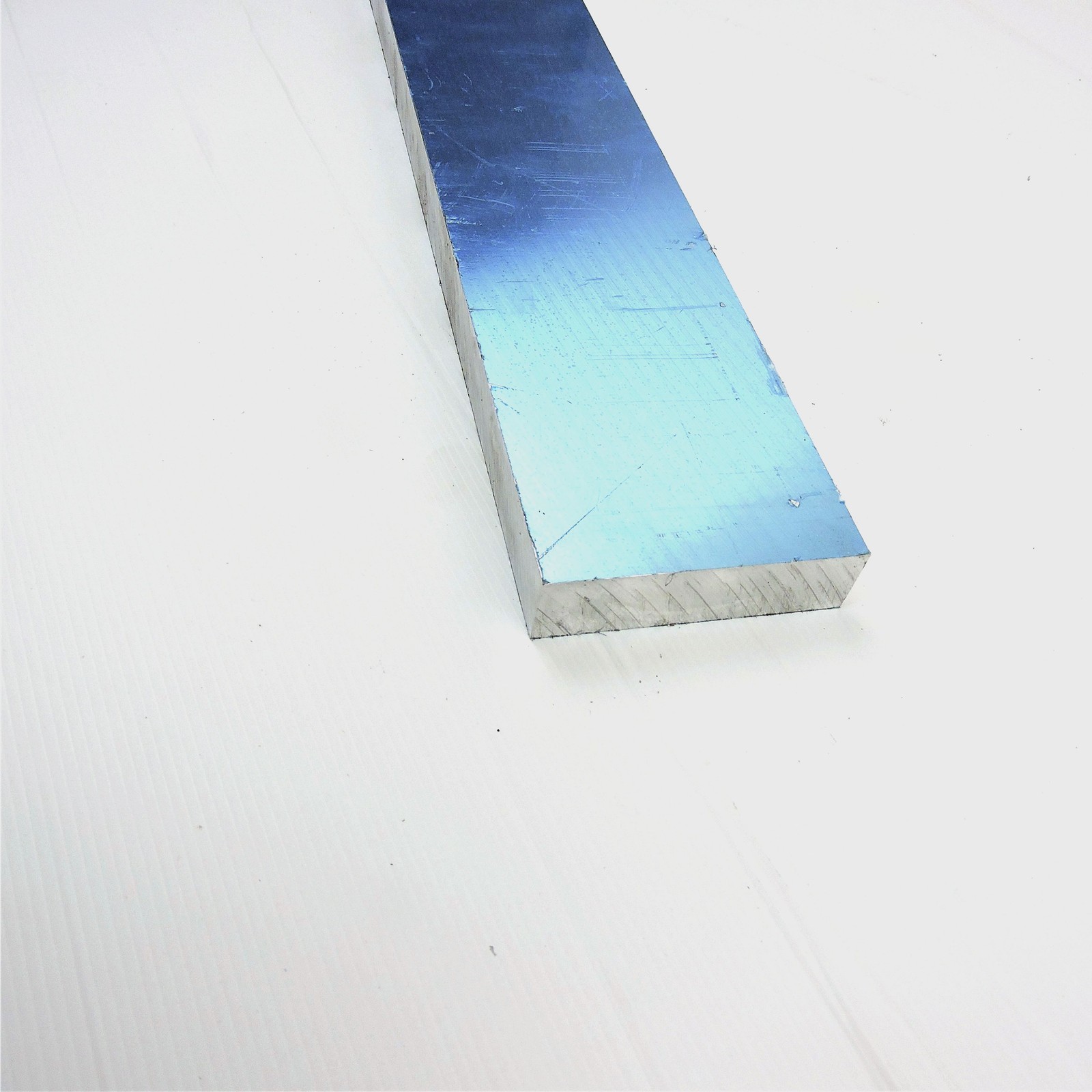 1″ thick Precision CAST Aluminum PLATE 3.25″ x 20.125″ Long sku 157007