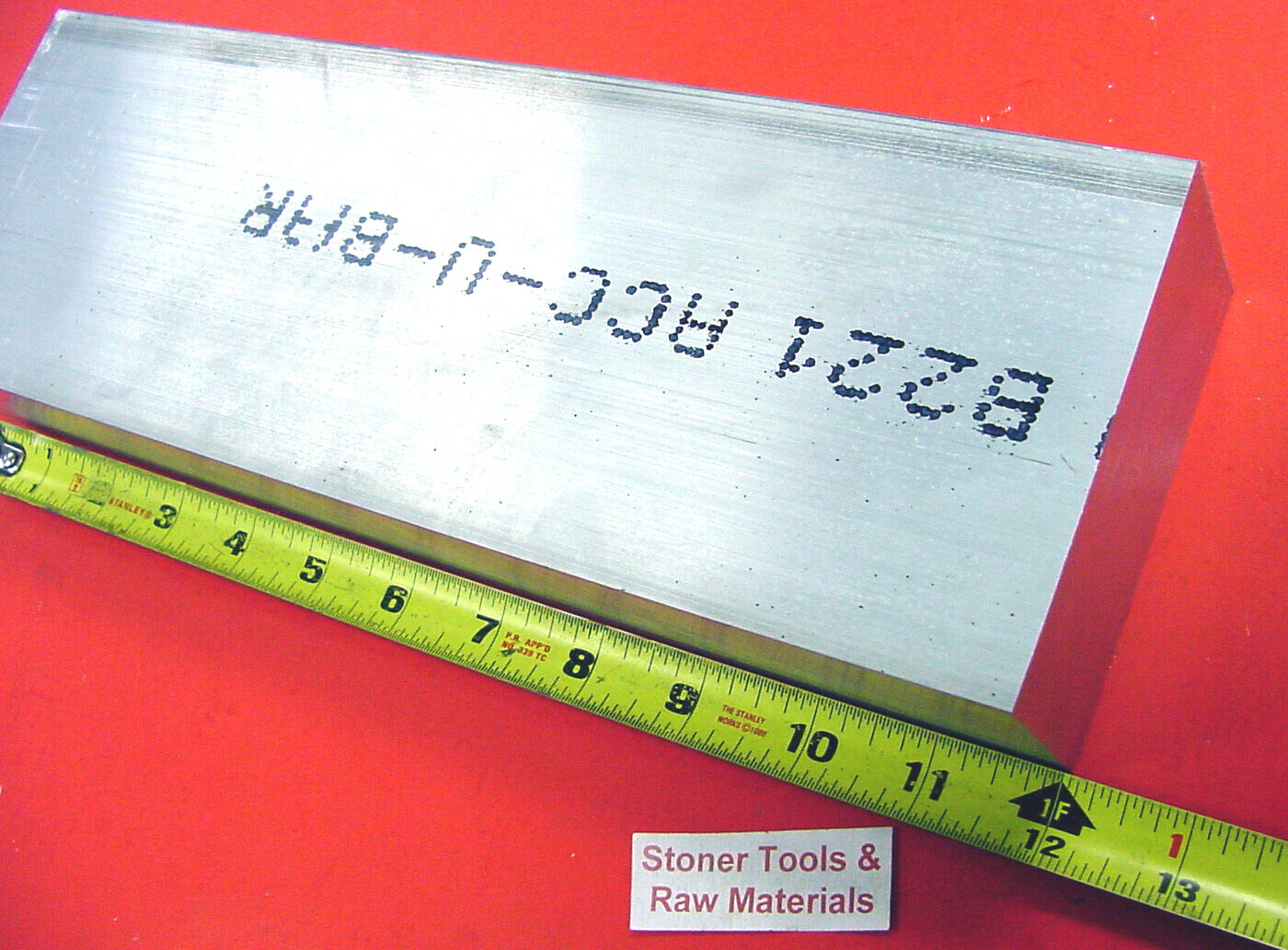 1-1/2″ X 4″ ALUMINUM 6061 FLAT BAR 12″ long T6511 Solid Extruded Mill Stock