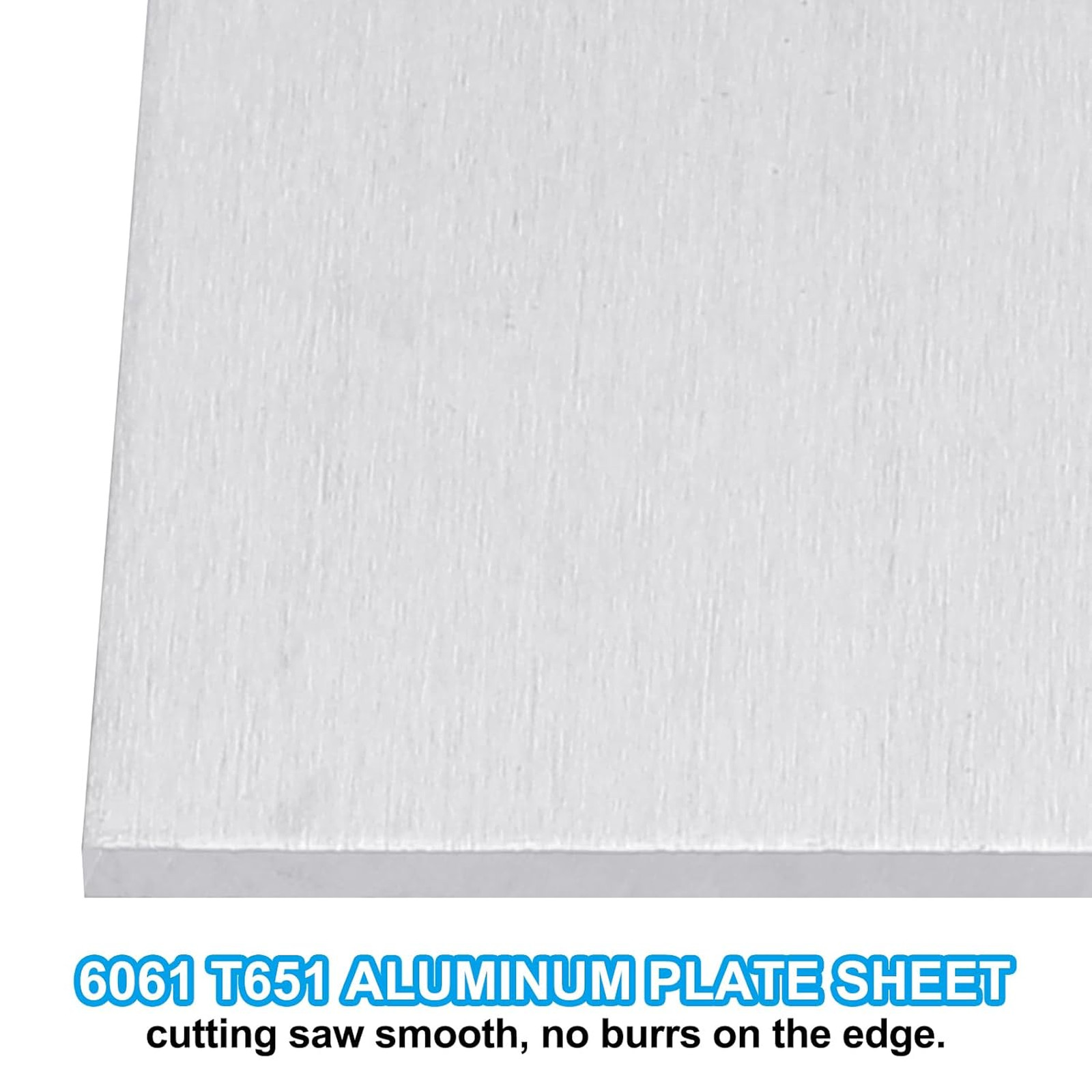 6061 T651 Aluminum Sheet Metal 4×6 Inch 1/8 Inch 3Pcs Flat Plate Industrial