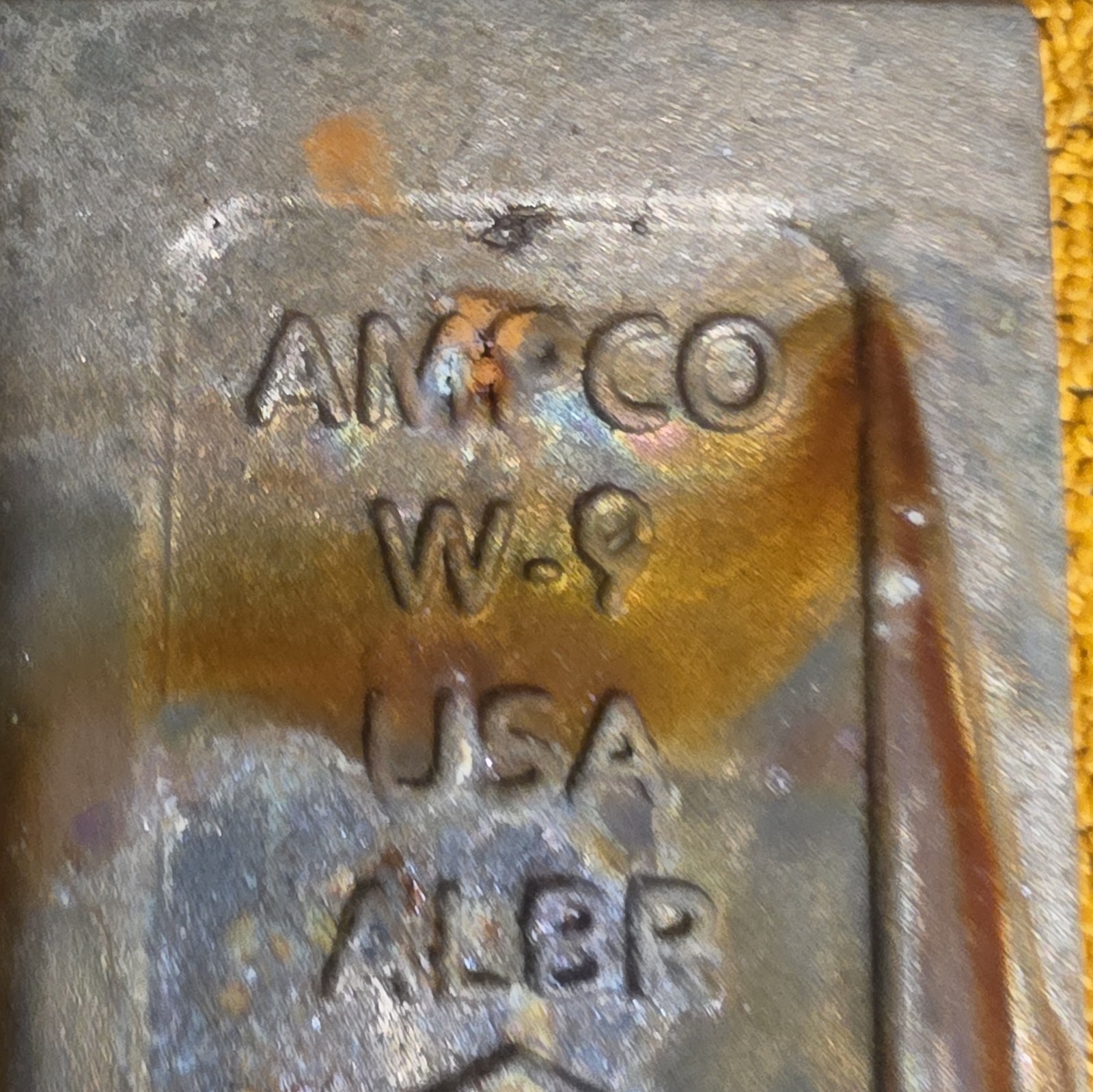 AMPCO W-9 ALBR Aluminum Bronze Flat Stock Bar 9in L x 2in W x 0.5in T