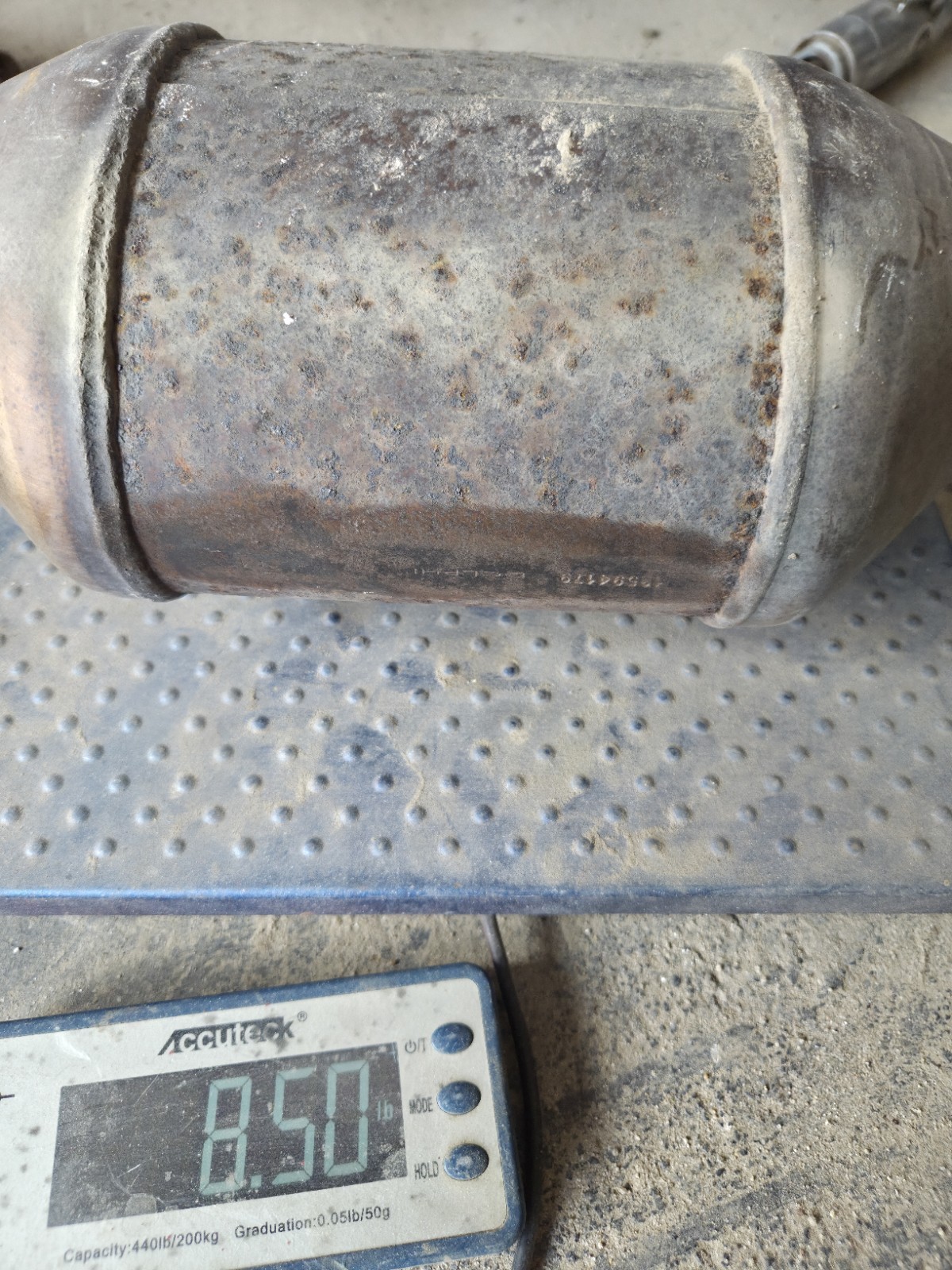 2 Scrap Catalytic Converters Platinum Palladium Sold For Scrap Recycling Pounds