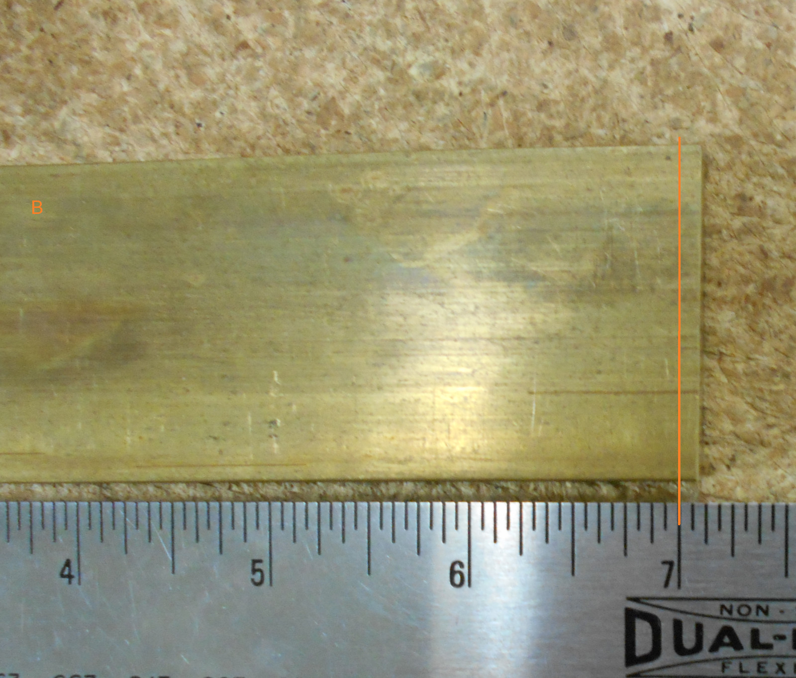 (4) pieces 360 SOLID BRASS flat bar stock 5/16 x 1-1/2, L 3-1/4″ to 8″ – CUTOFFS