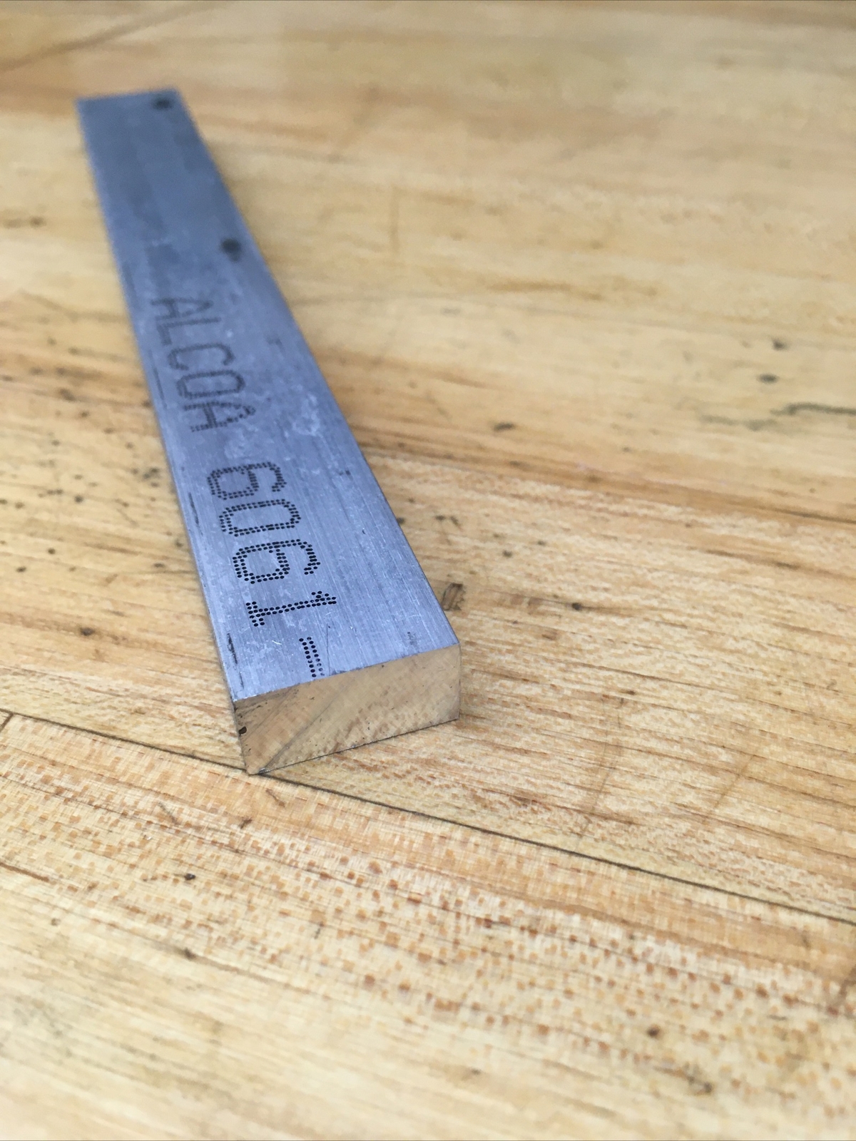 Aluminum 6061 3/8” X 3/4” X 6 Inches Long.