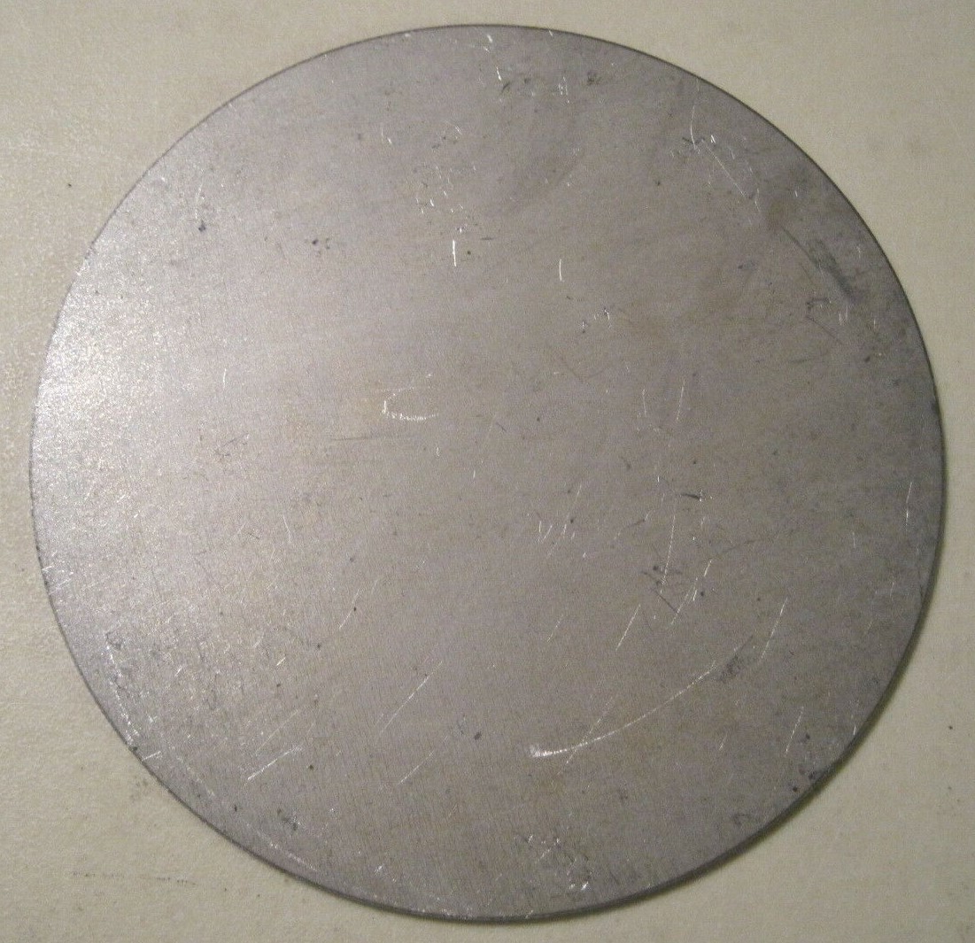 3/8″ Steel Plate, 3/8″ x 16″ Disc, A36 Steel, Rounded Corners