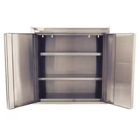 Jamco Ks130 18 304 Stainless Steel 30 In H, 30 In W, 12 In D, Stationary, Gray,