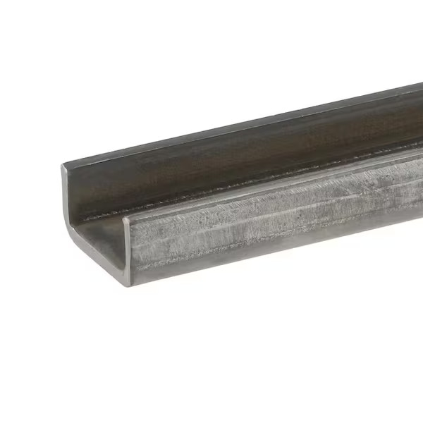 2 In. X 1/2 In. X 3 Ft. – 1/8 In. Thick Plain Steel C-Channel