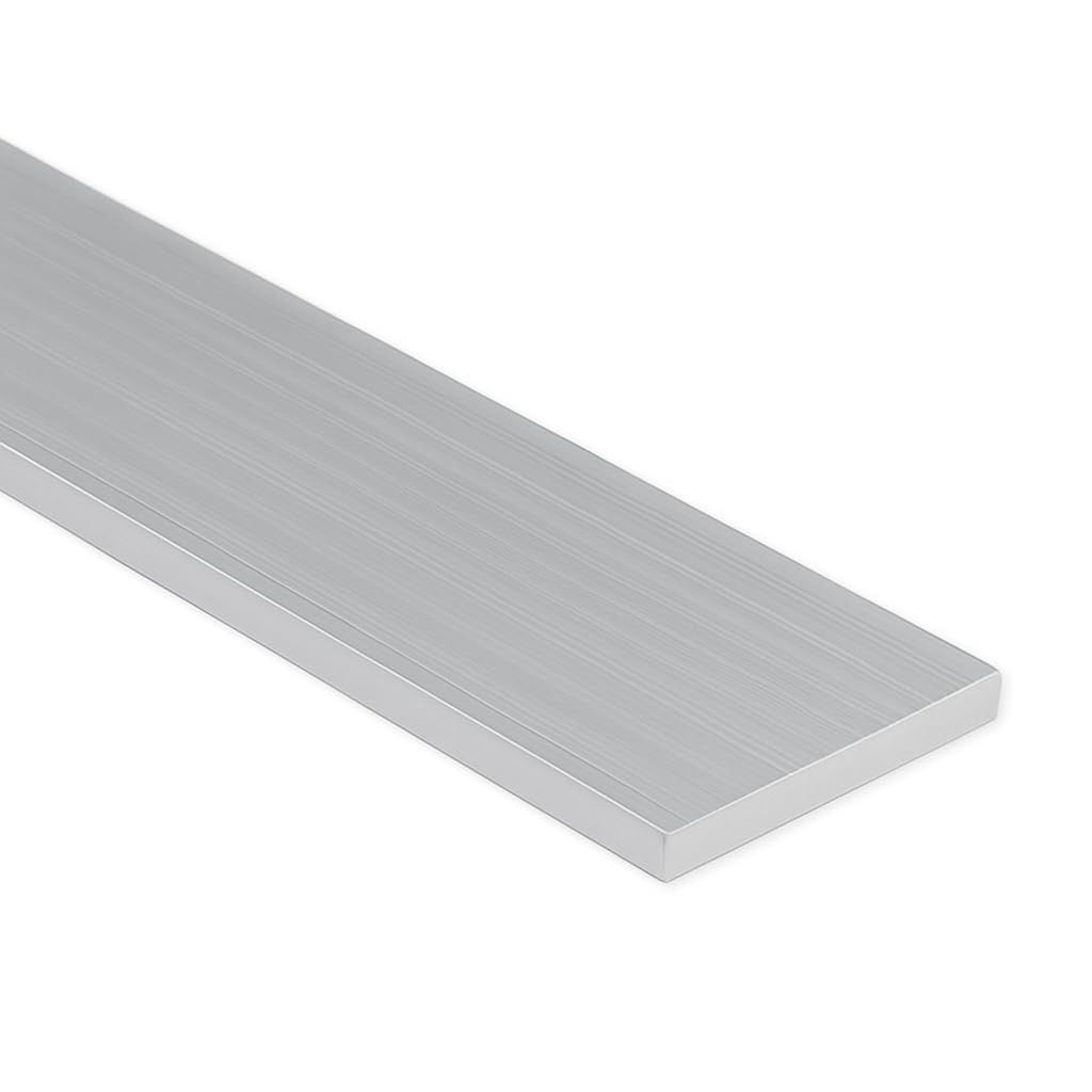 6 FT Aluminum Flat Bar – 1″ Wide x 1/8″ Thick | 6063 T6 Alloy | Lightweight,