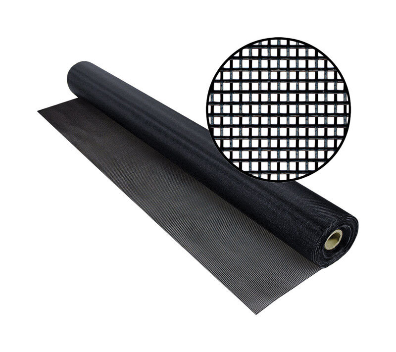 Phifer Wire 36 in. W x 100 ft. L Black Polyester Insect Screening
