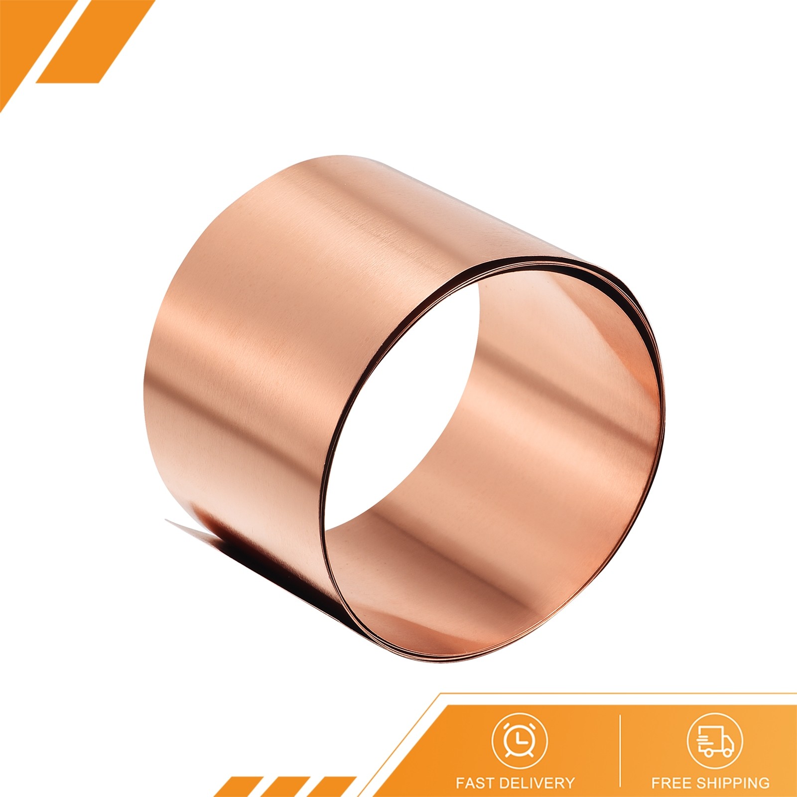 Copper Sheet Roll Metal Foil Plate – 1000mm x 50mm x 0.1mm