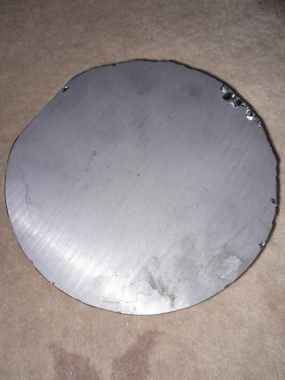 Silicon Ingot ( Diameter: 6 Inches= 152 mm / Height: 1.25 Inches= 31.7 mm