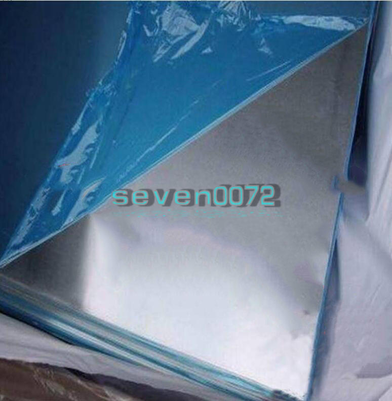 7075 Aluminum Al Alloy Shiny Sheet 2mm * 100mm * 100mm New