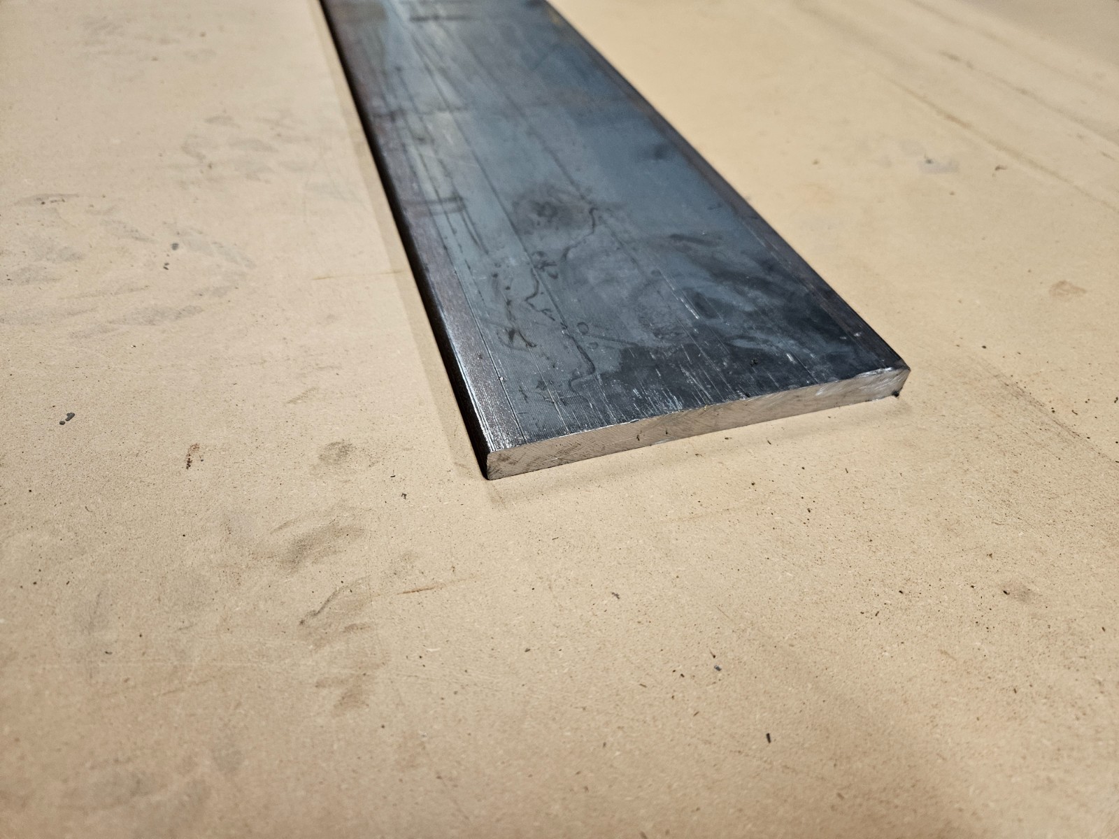 24.5″ Long, x 3/8″ Thick, x 4″ Steel Flat Bar, Hot Rolled Steel
