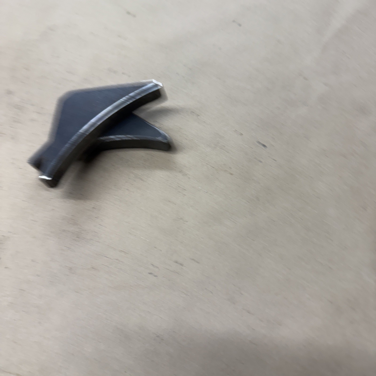 (2 Pack) Steel Curved Gussets 2.5 ” x 2.5 ” (1/2” Thick)
