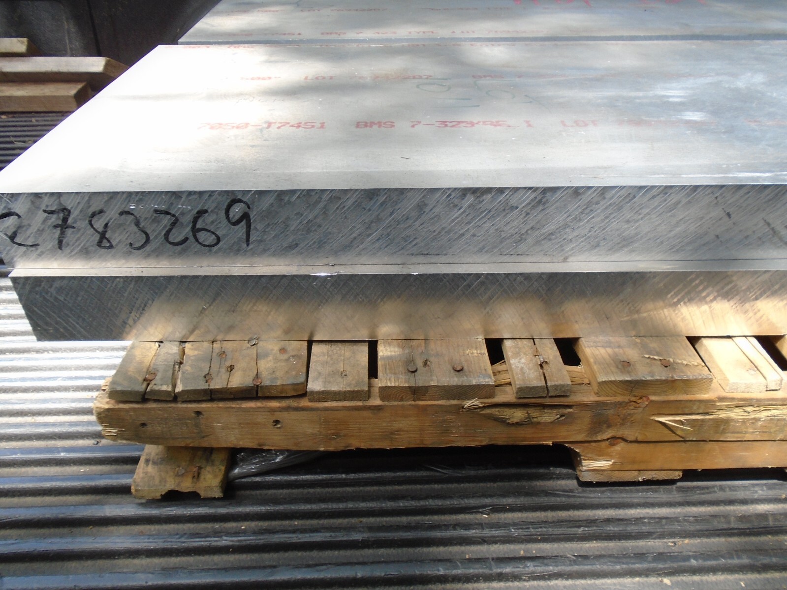 7050 T7451 Kaiser Select Aerospace Aluminum Plate 2.50″ x 17.1250 x 50.0000