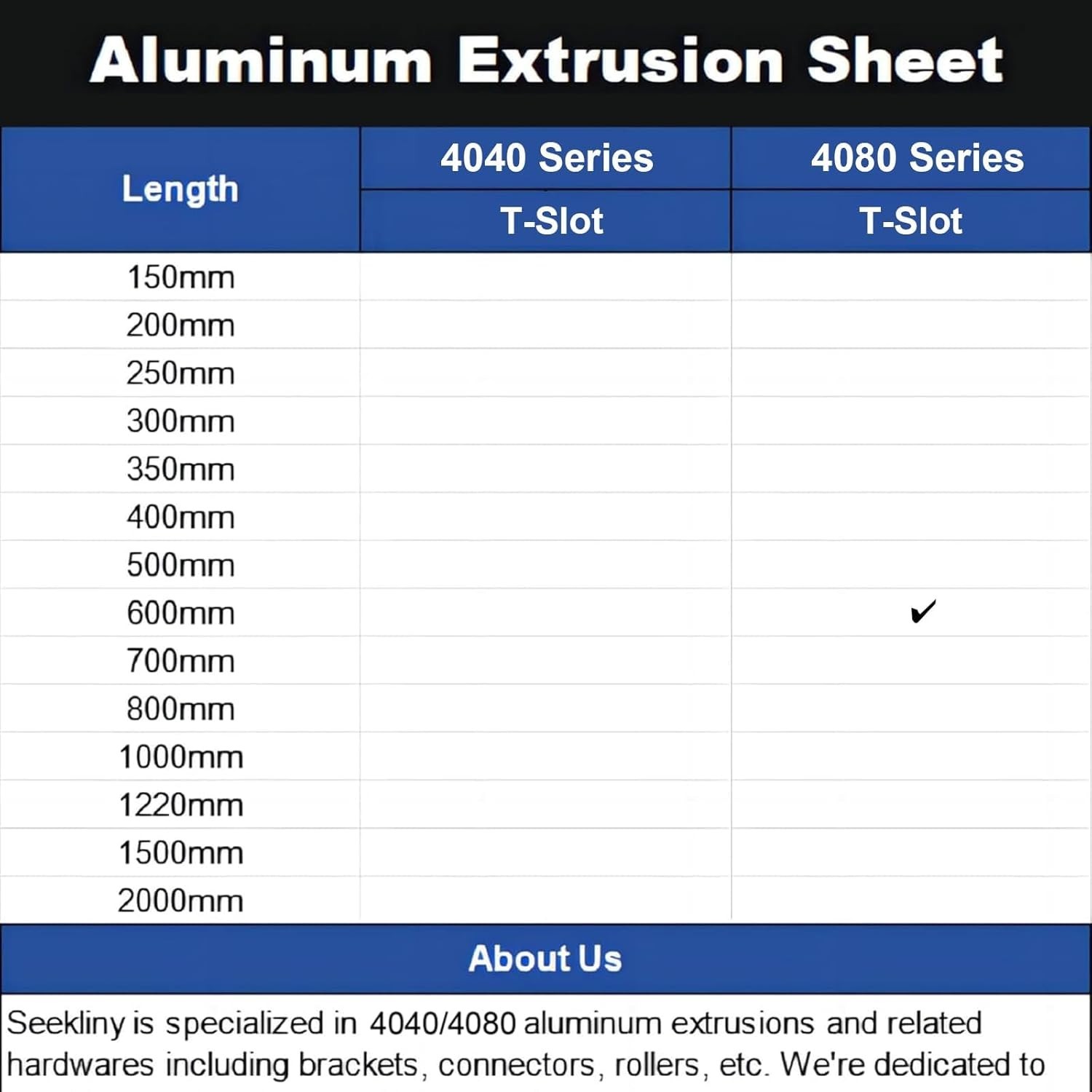 Versatile 2-Pack 600mm T-Slot Aluminum Extrusion – Ideal for 3D Printing & More