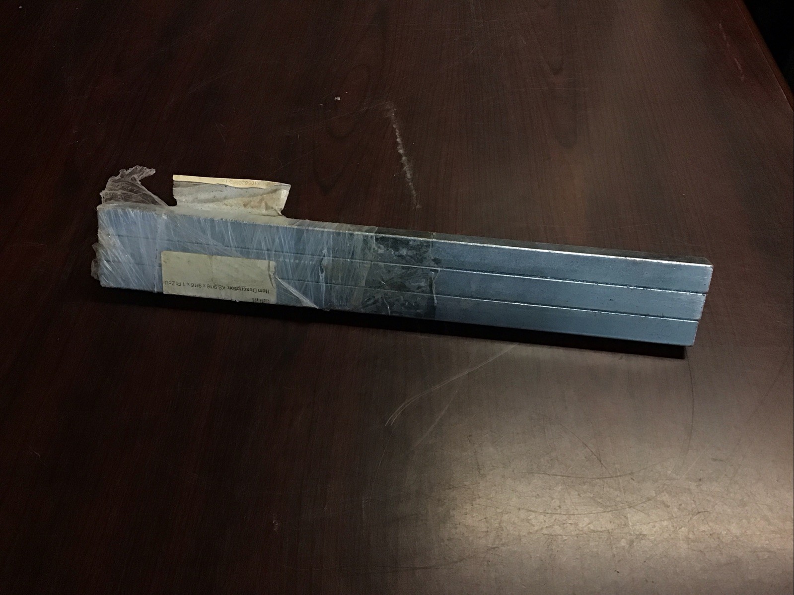 Aluminum Bars 12”x9/16”x9/16” Made In USA, 6 Per Order