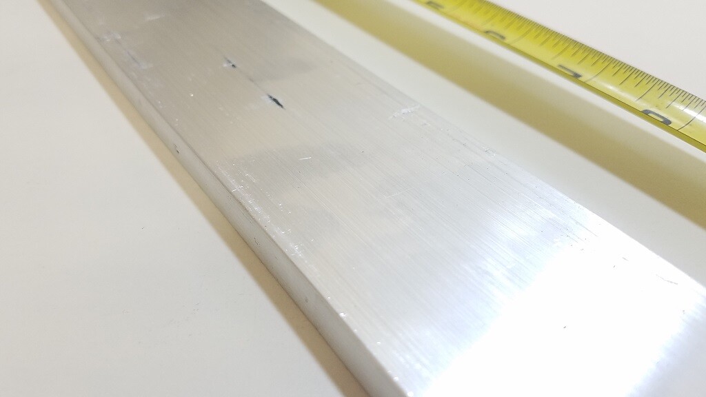 6061 Aluminum Flat Bar, 1/2″ x 2″ x 46″ long, Solid Stock, Plate, Machining