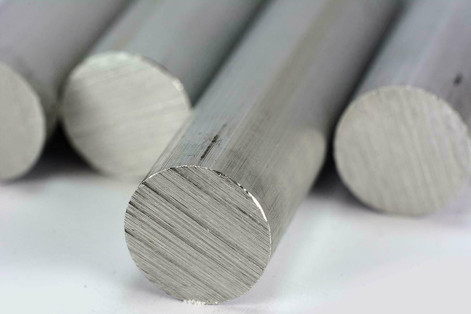 Aluminum 6061 round rod 10″ long 2-1/2″ solid t6511 lathe bar stock 2.50″ od x10