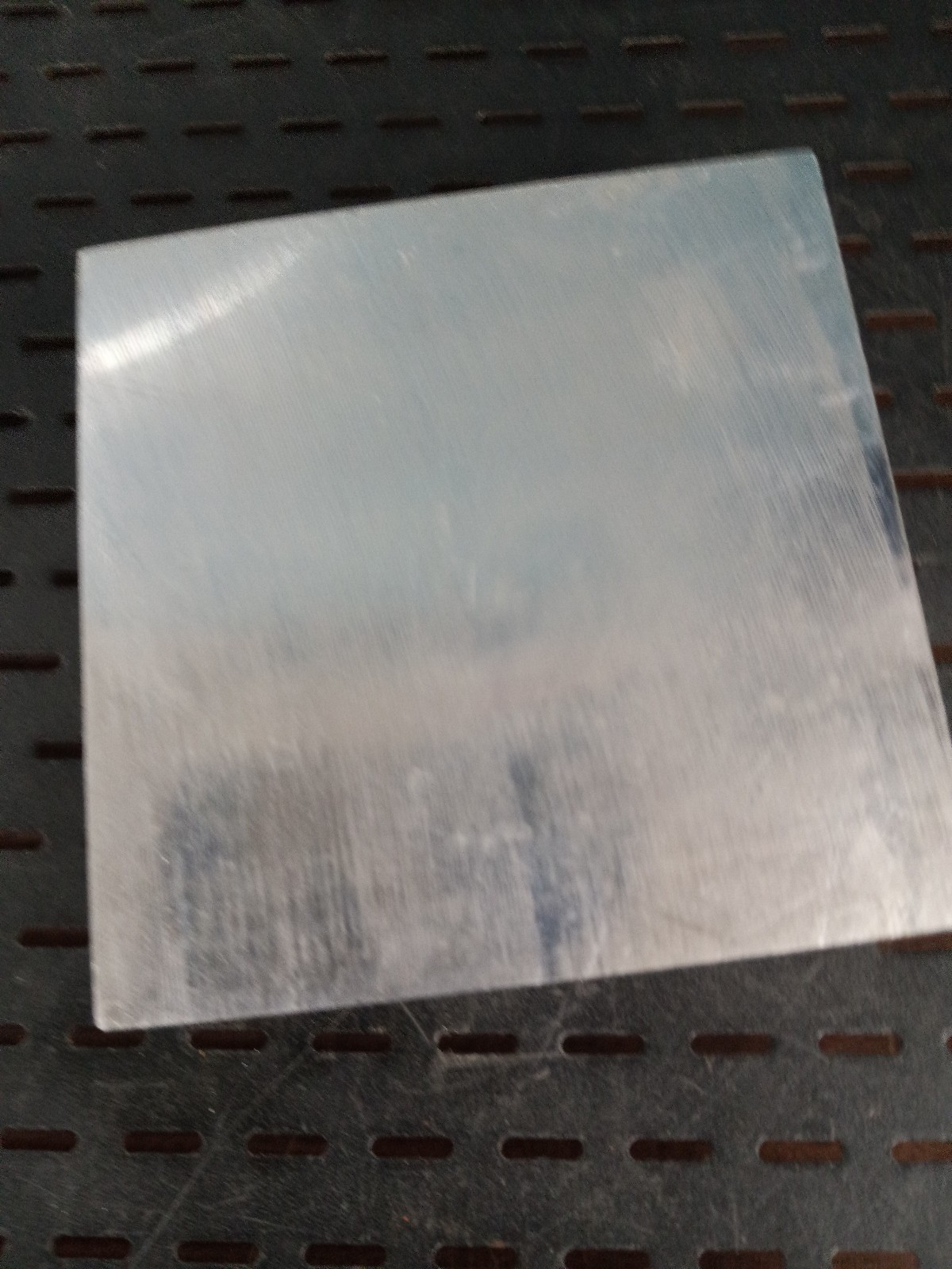 3″X 3″ ALUMINUM 6061 Square BAR 3/4″ Thick Machined +.005-.0 FLAT .003 PARALLEL