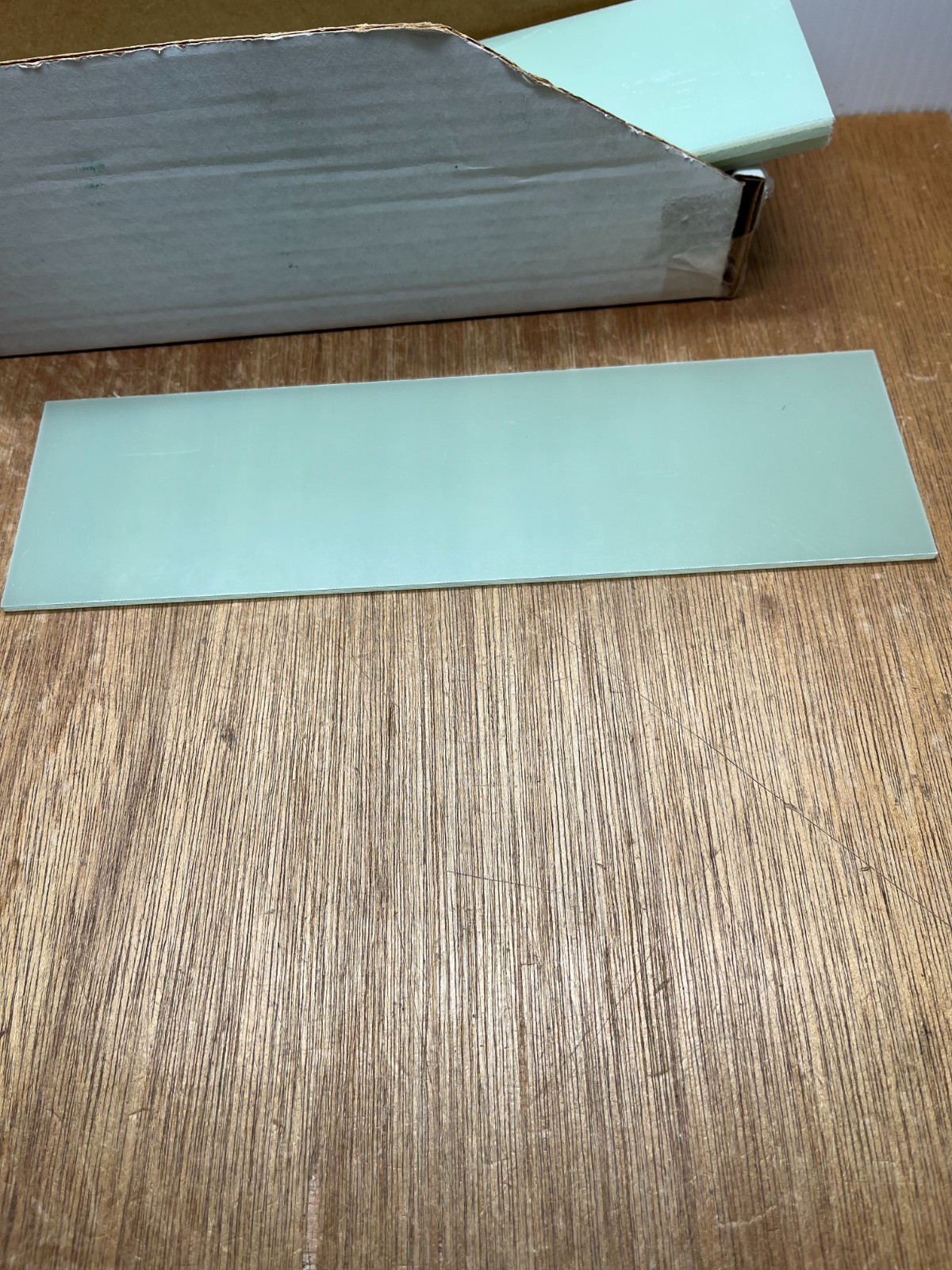 3-1/2″ X 12″ X 1/8″ Garolite Flame Retardant G-10/FR4 Green Flat Fiberglass USA