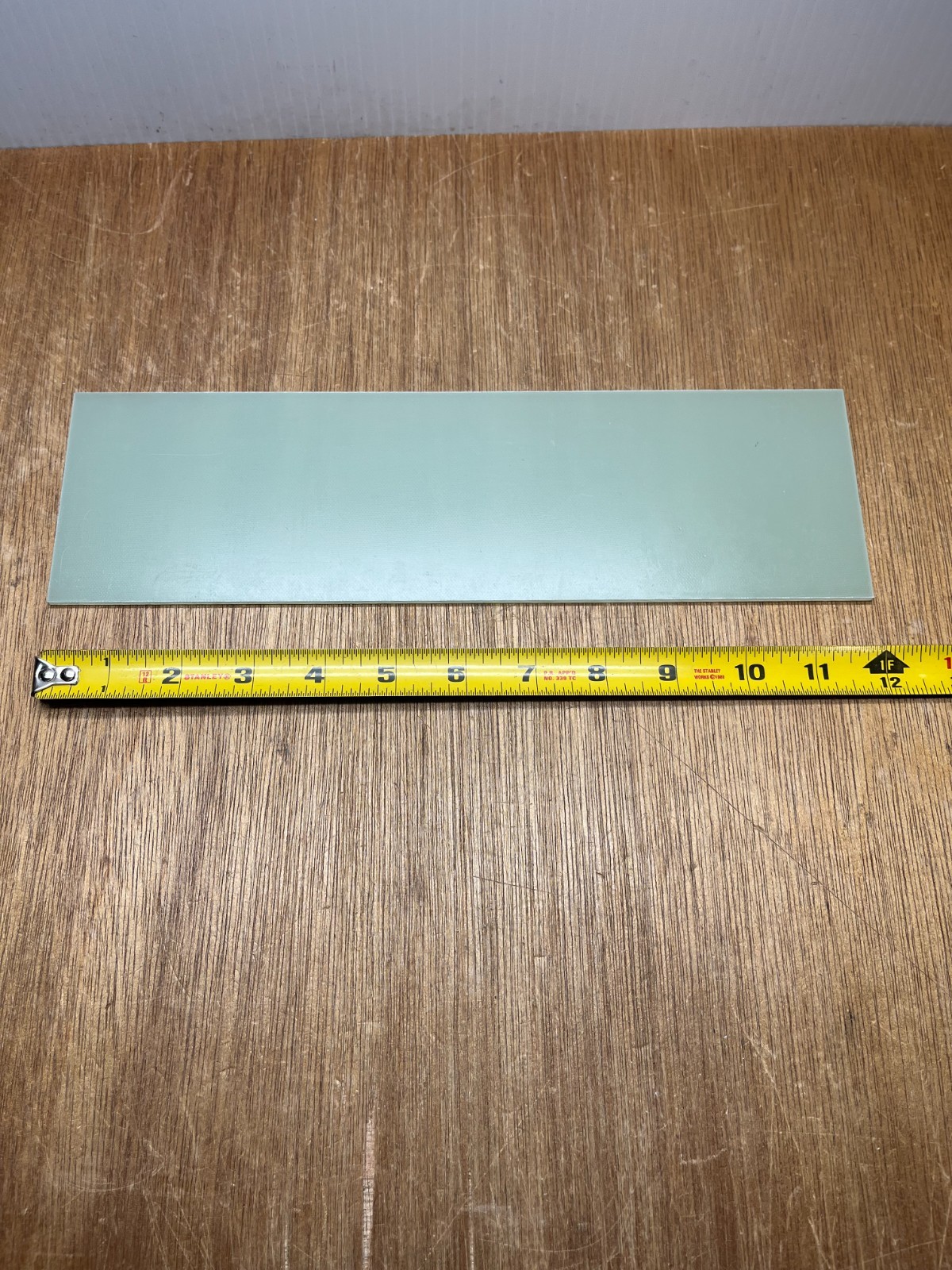 3-1/2″ X 12″ X 1/8″ Garolite Flame Retardant G-10/FR4 Green Flat Fiberglass USA