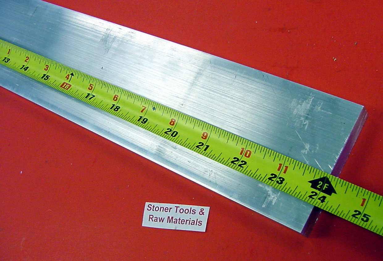 3/4″x 2-1/2″ ALUMINUM 6061 FLAT BAR 24″ long T6511 Solid Extruded Mill Stock New