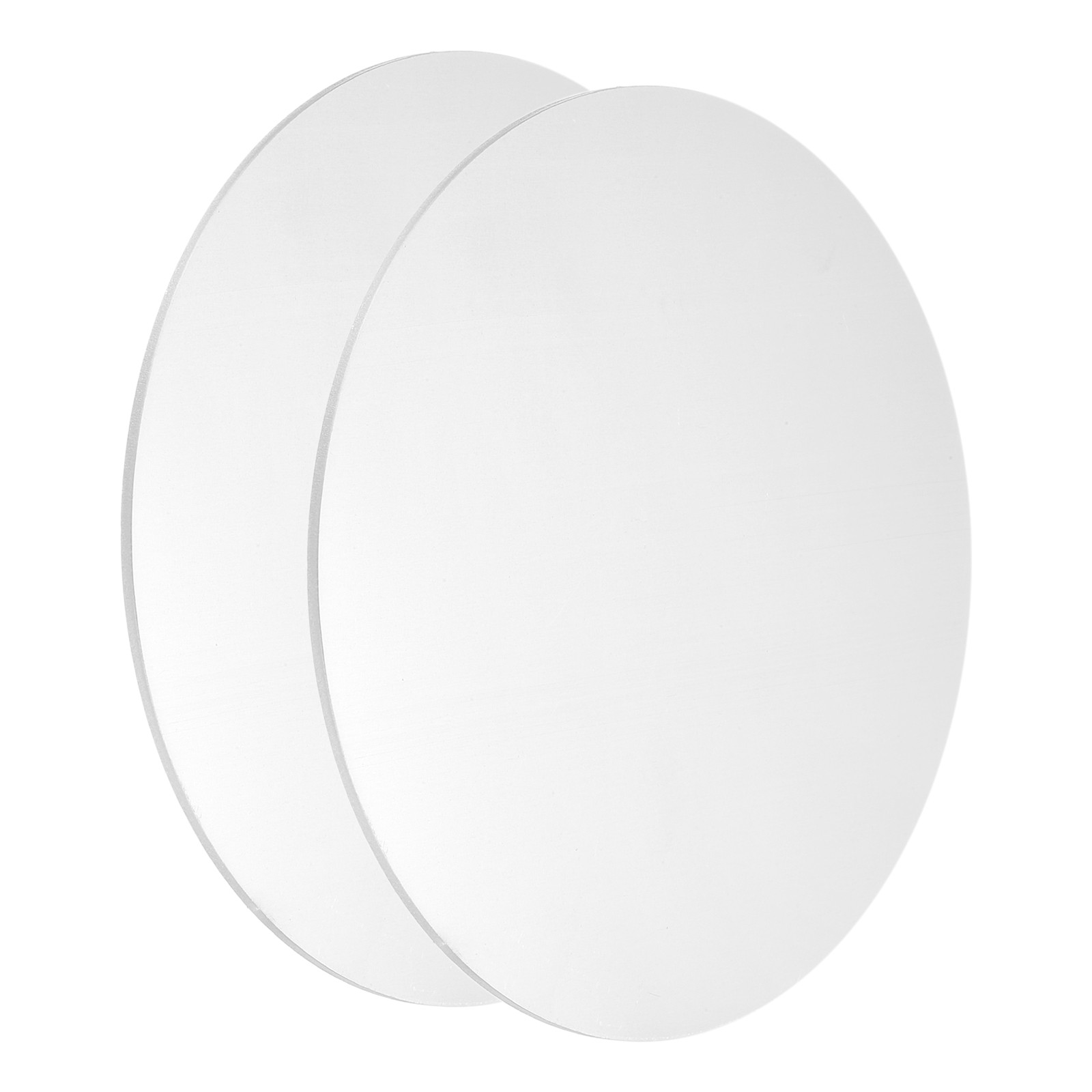 2Pcs Aluminum Disc 6″(150mm) Dia 0.04″(1mm) Thick Round 5052 Aluminum Sheets
