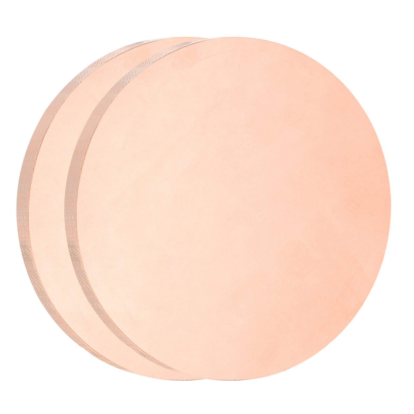 2 Pcs 0.12″ Thick 1.2″ Dia Copper Round Plate C1100 Pure Copper Sheet