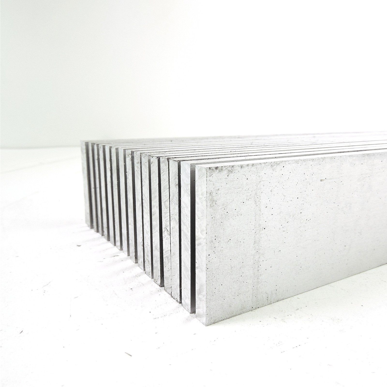 .375″ thick 3/8 Aluminum 6061 PLATE 1.875″ x 10.75″ Long QTY 16 sku 206375