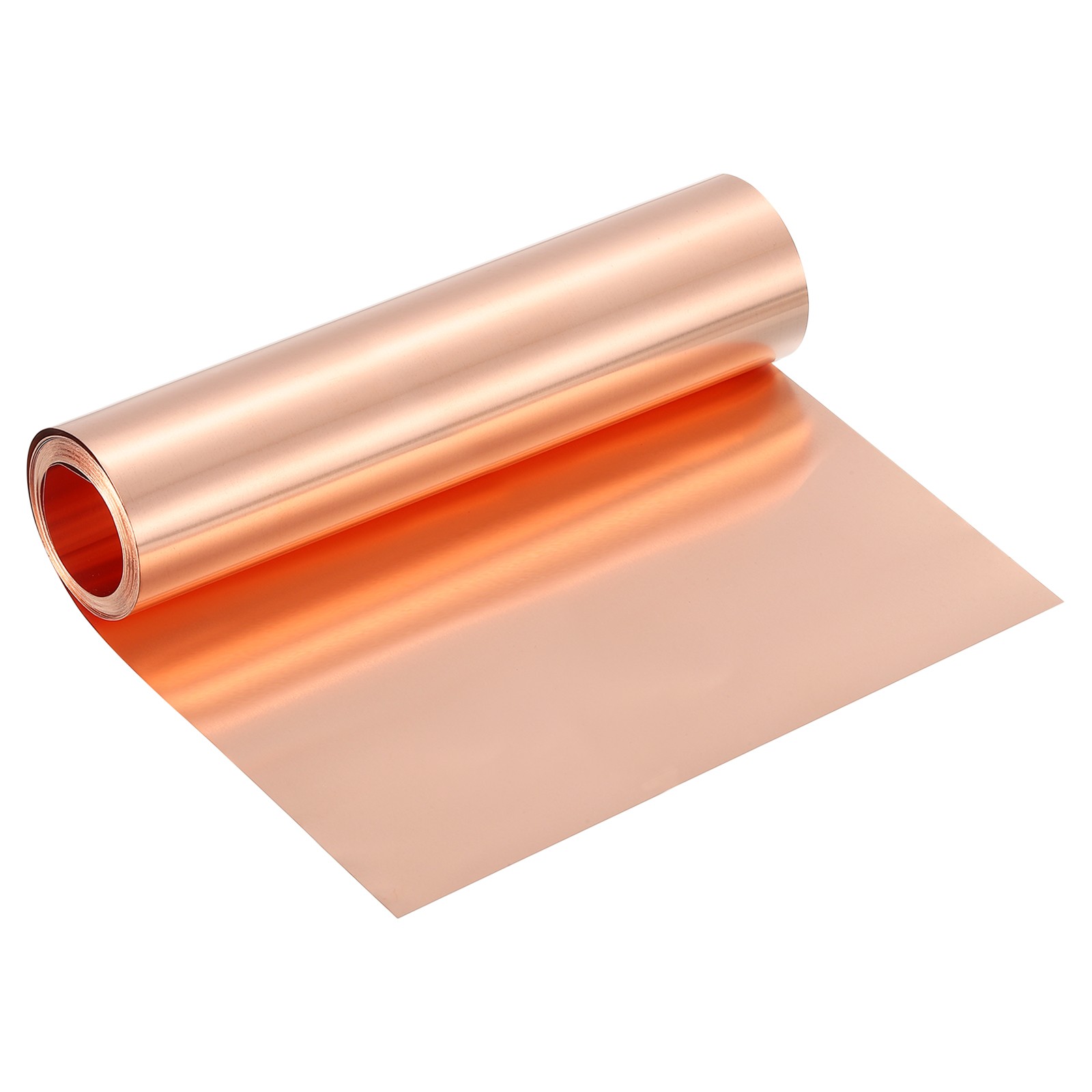 Pure Copper Sheet Roll, 0.03mm 32Ga Thick T2 10Ft x 6in Copper Strip for Craft