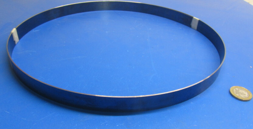 1095 Hard Blue Tempered Spring Steel Shim .008″ Thick x .750″ Wide x 120″ Long