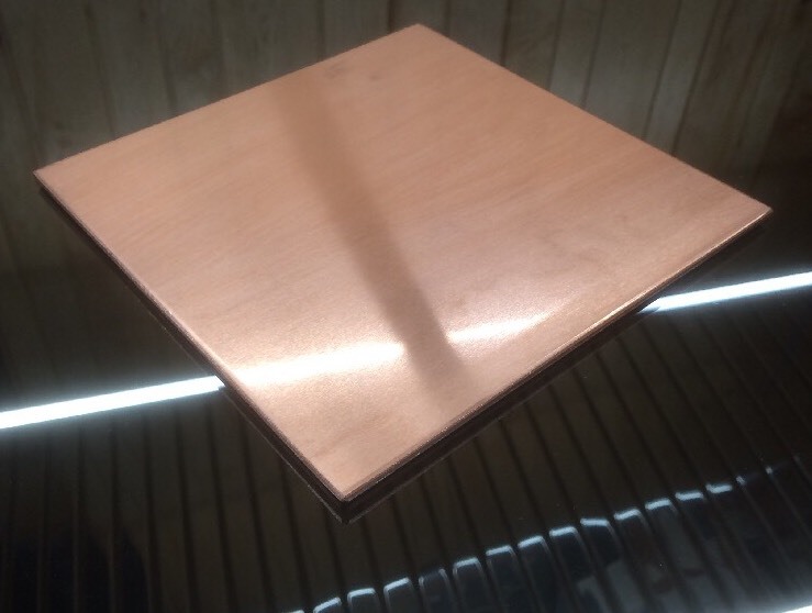 1/8″ COPPER SHEET PLATE NEW 8″x8″ .125 THICK *CUSTOM SIZES AVAILABLE*