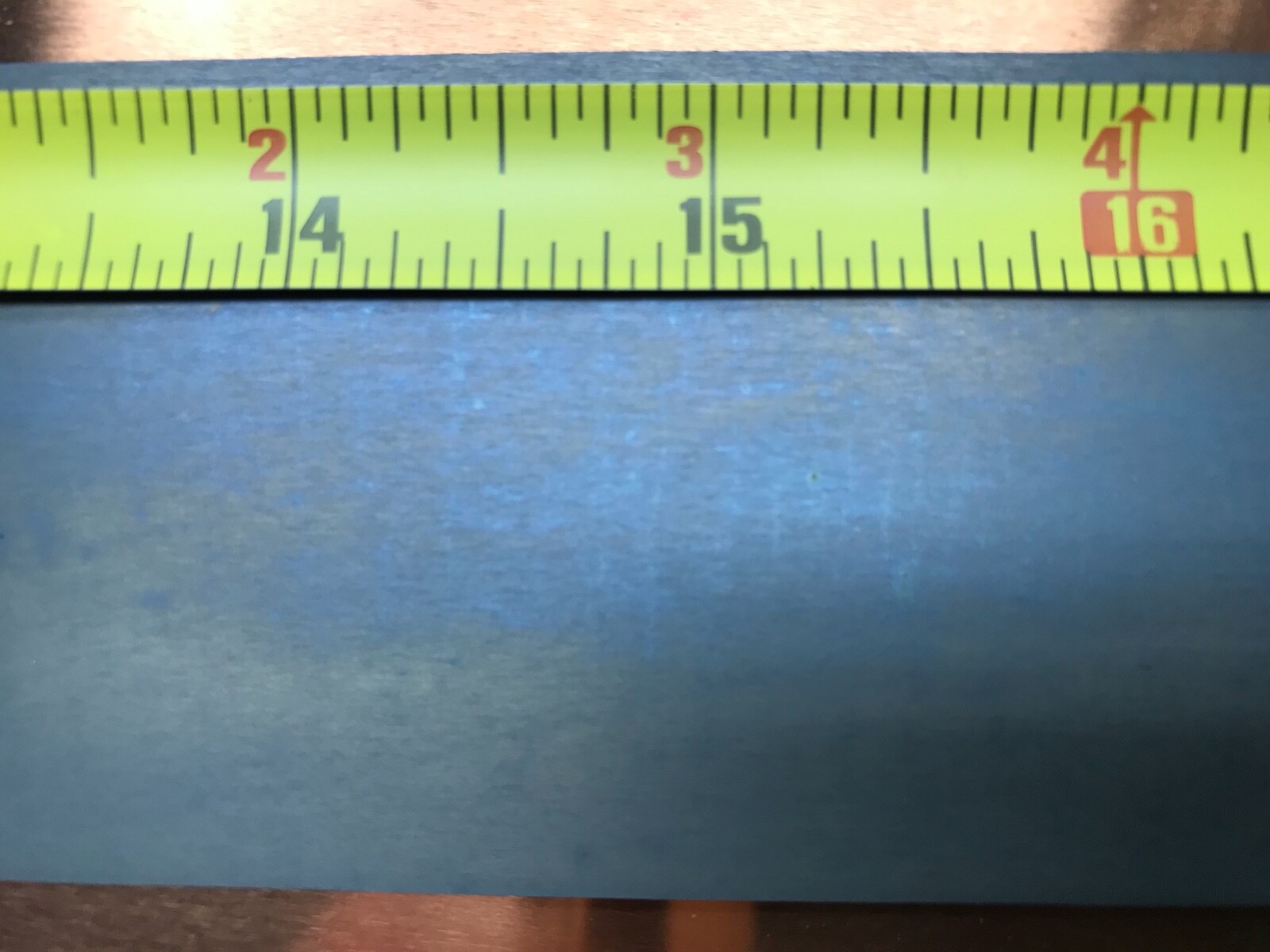 99.95% Pure Molybdenum Sheet, matte finish, 0.005″ thick, 22″ long x 2-3″ wide