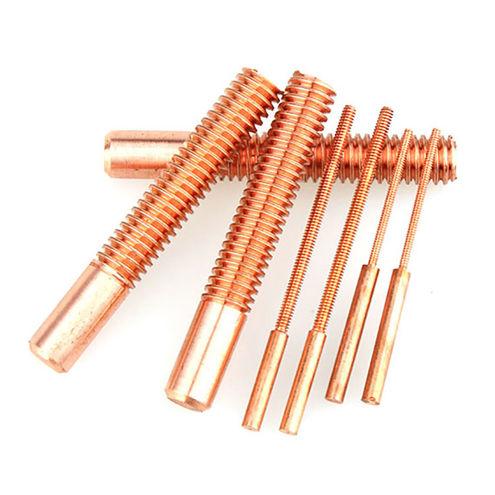 Thread T2 Red Copper Electrode Round Rod Bar Metric M3~M20 – Please consult size