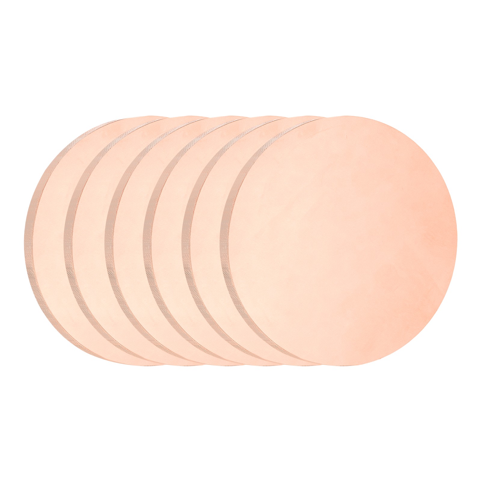6 Pcs 0.06″ Thick 0.8″ Dia Copper Round Plate C1100 Pure Copper Sheet