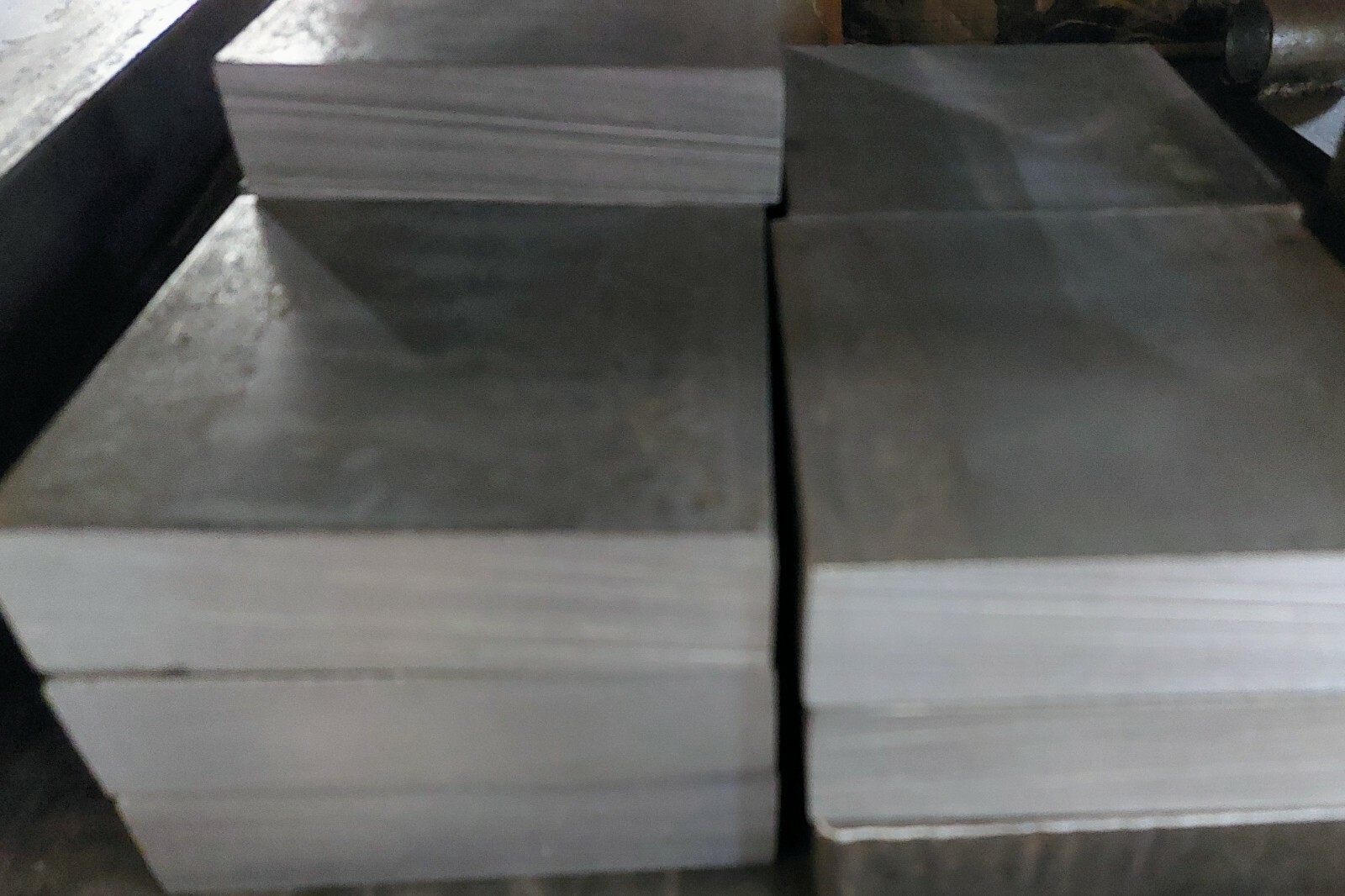 1″ STEEL PLATE 4″ x 4″ Flat Bar 2 PIECES
