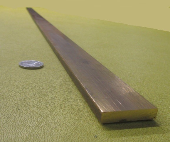 360 Brass Flat Bar 1/4″ Thick x 1 1/4″ Wide x 48.0″ Length