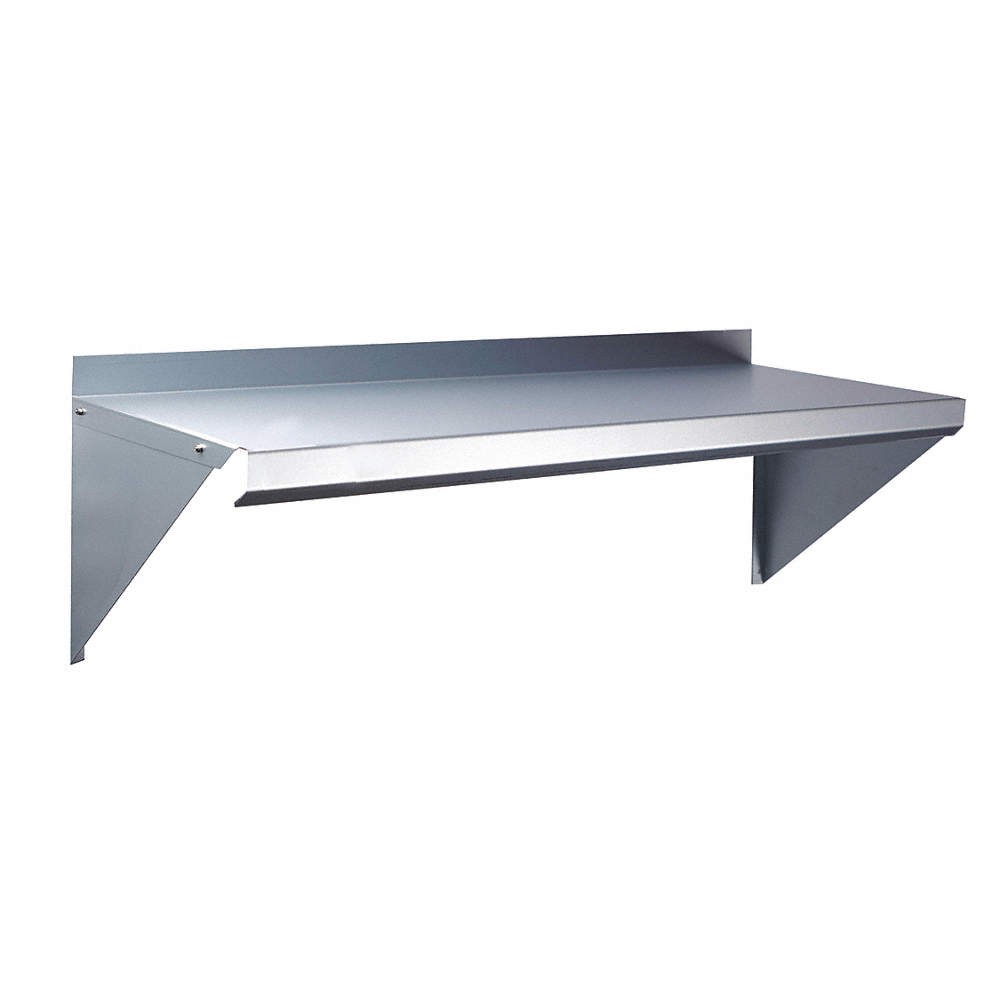 GRAINGER APPROVED 2HFY2 Wall Shelf,13inx12inx48in,ShlfCap 100lb 2HFY2