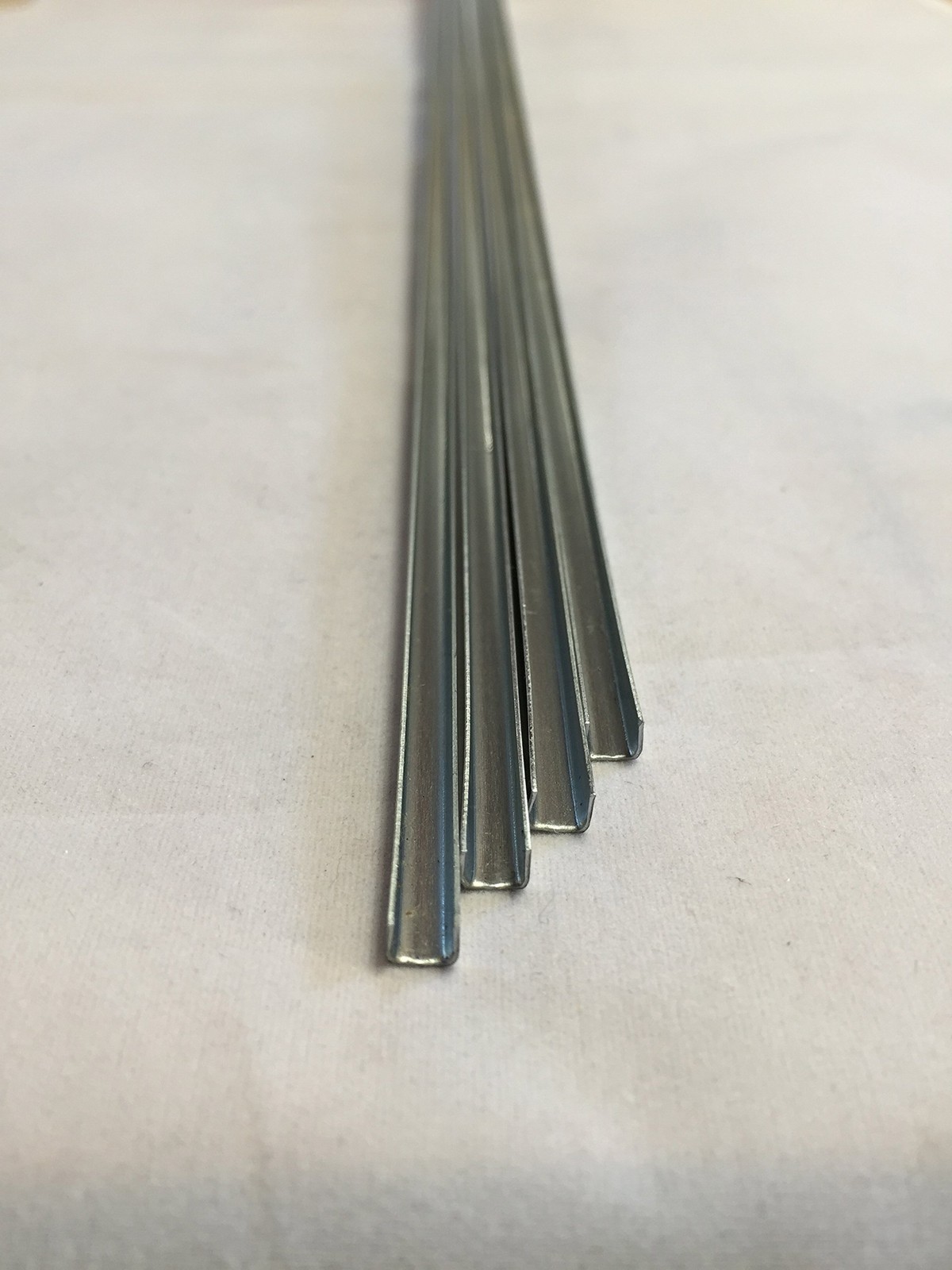 1/8 Inch U Zinc Came Channel 12 Ft Total 3ft x 4 PCS Stained Glass Lead